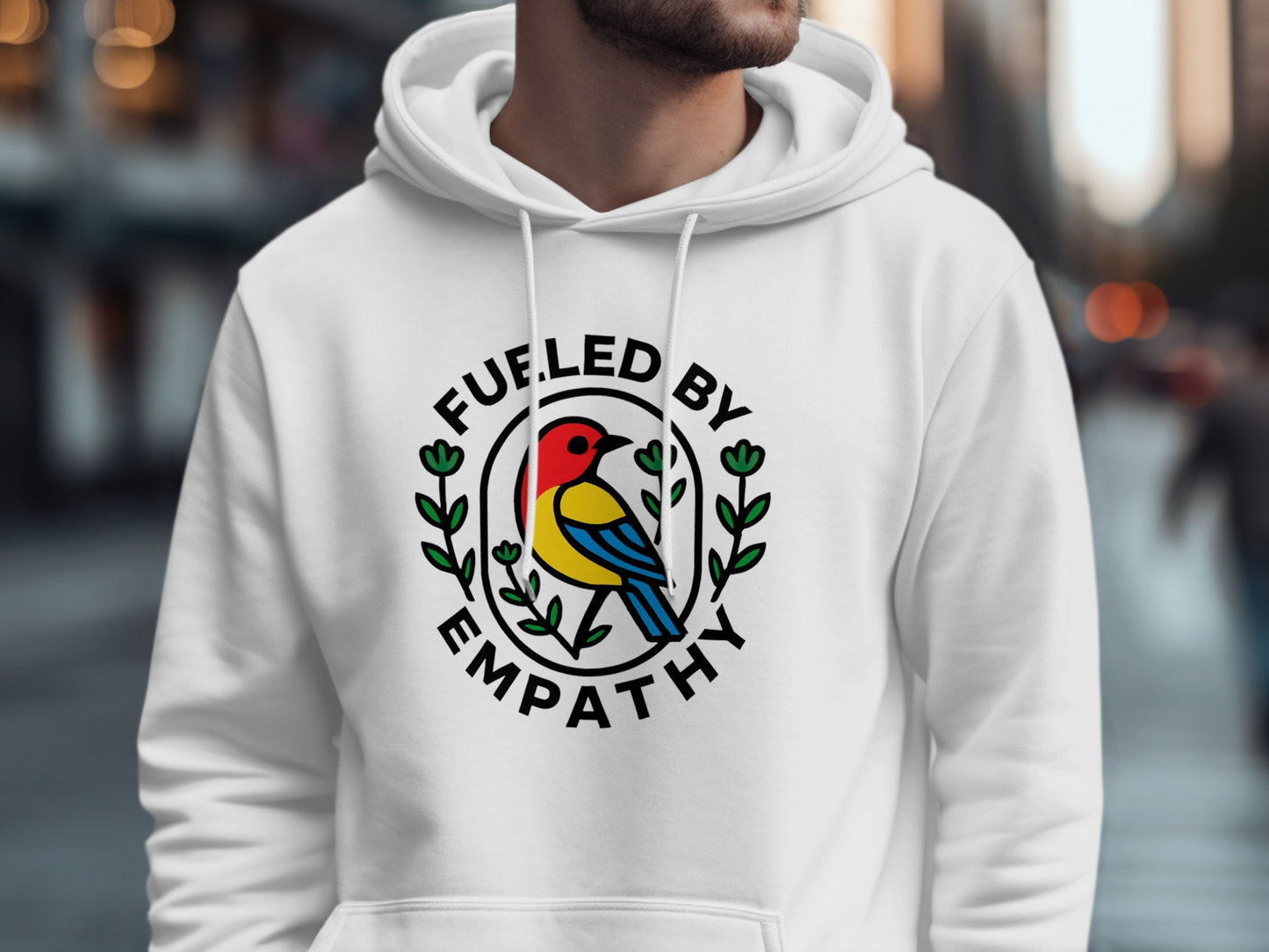 Fueled By Empathy Bird Graphic Hoodie product type