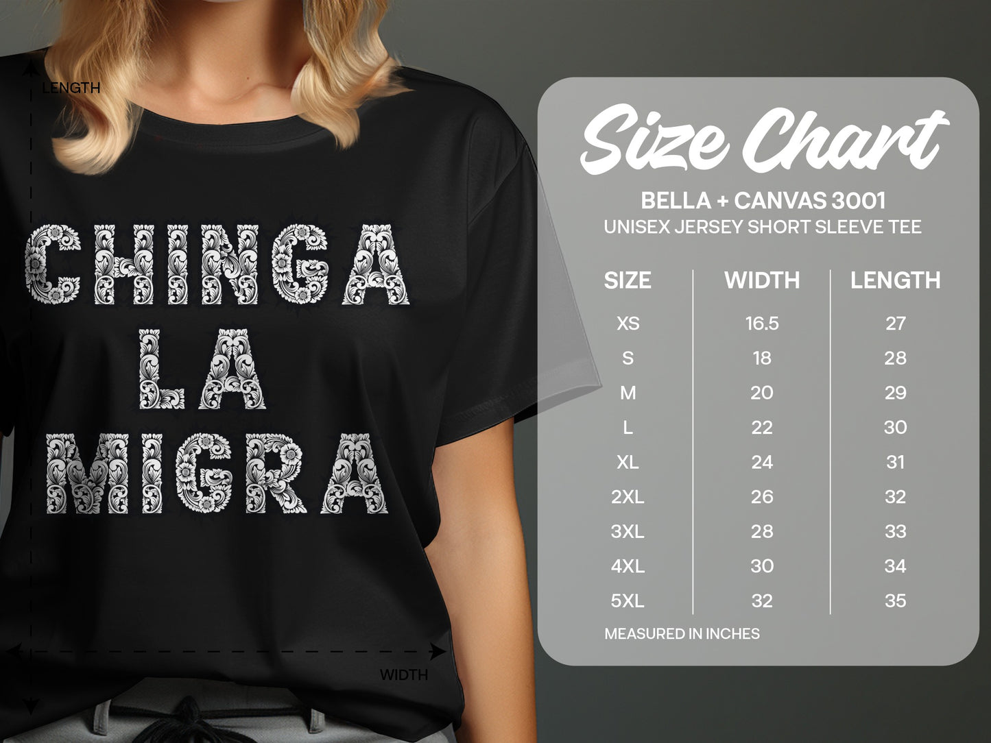 Chinga La Migra Unisex Jersey Short Sleeve Tee product type