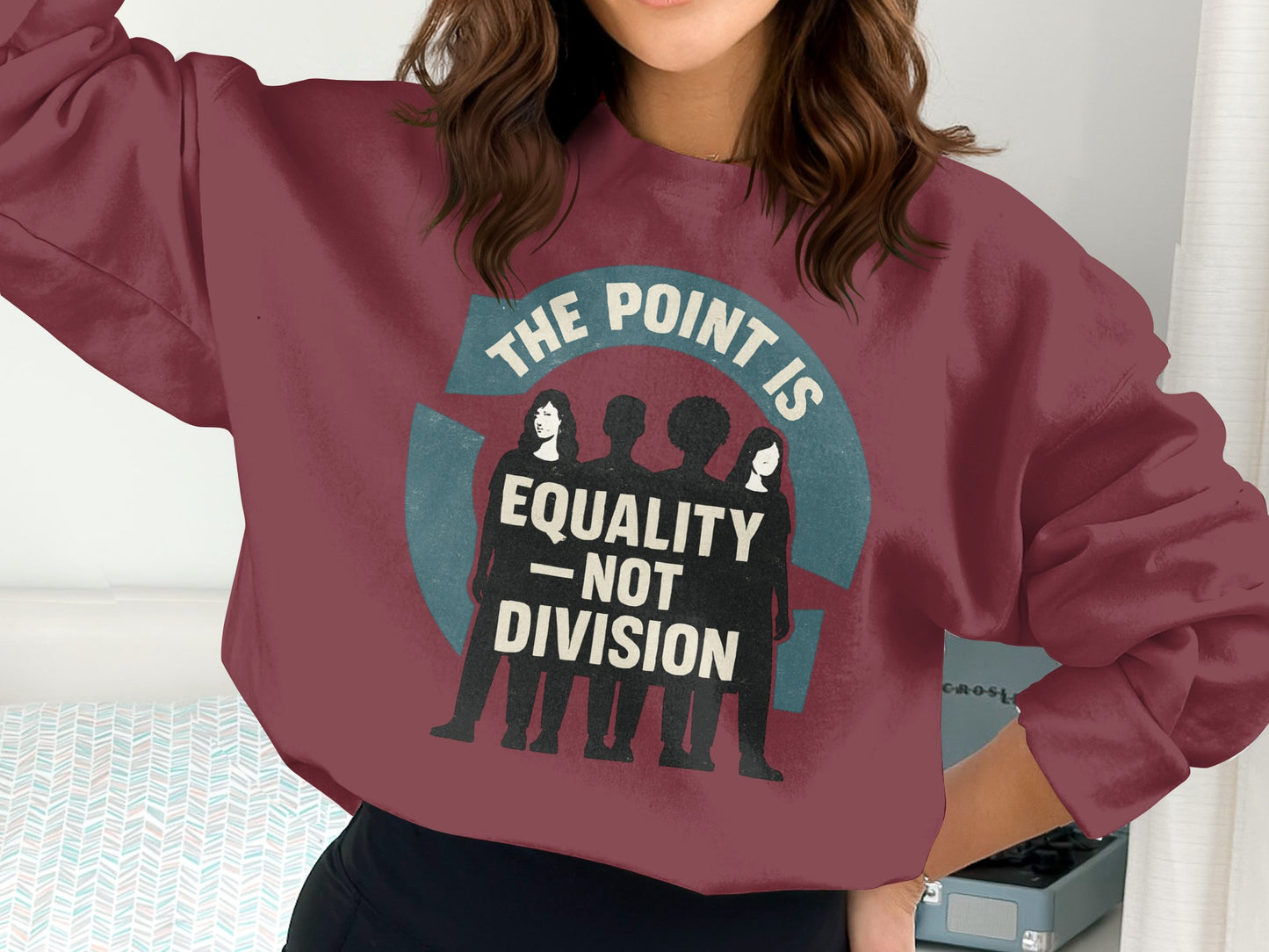 The Point Is Equality Not Division Sweatshirt product type