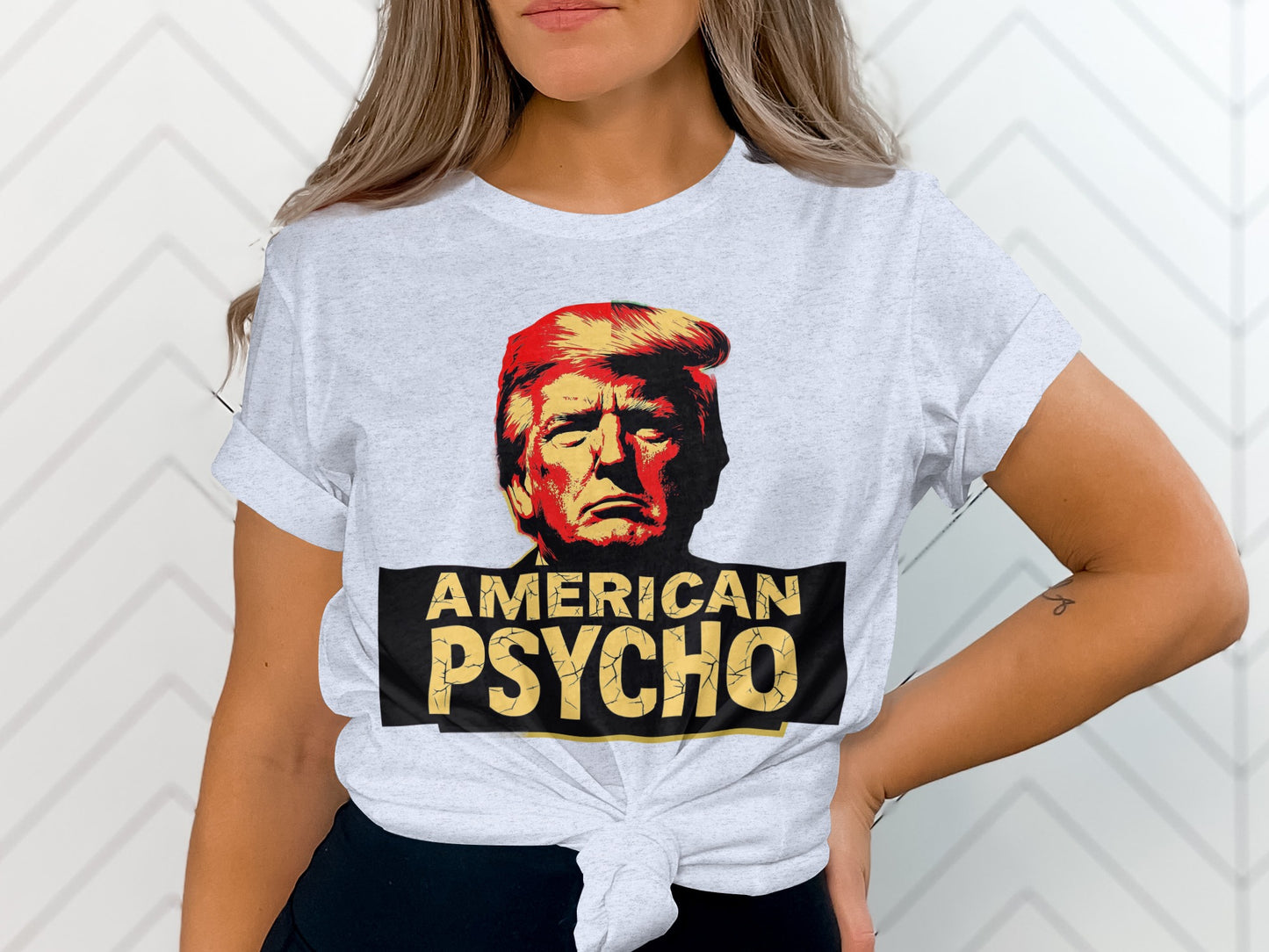 Bold American Psycho Graphic Tee Shirt product type