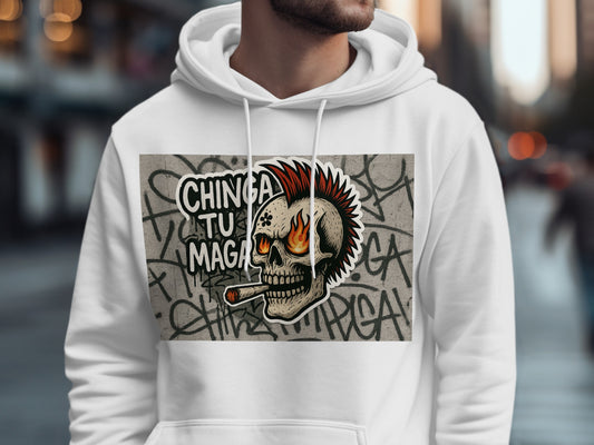 Punk Skull Street Art Hoodie product
