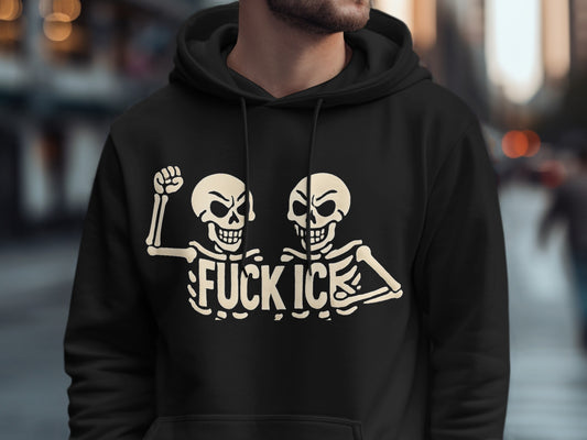 Bold Skeleton Design Statement Hoodie Product