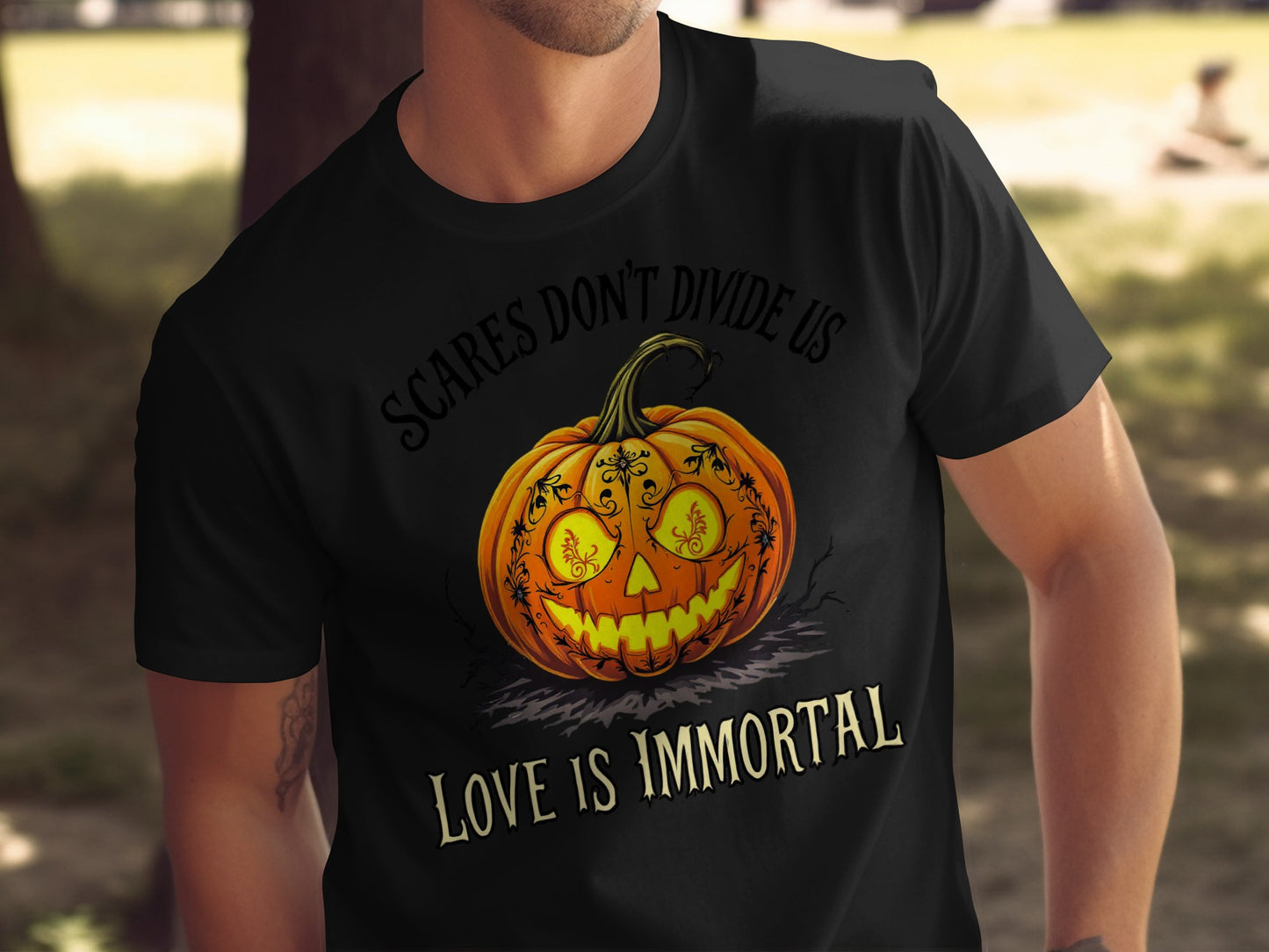 Scares Don't Divide Us Love Is Immortal T-Shirts