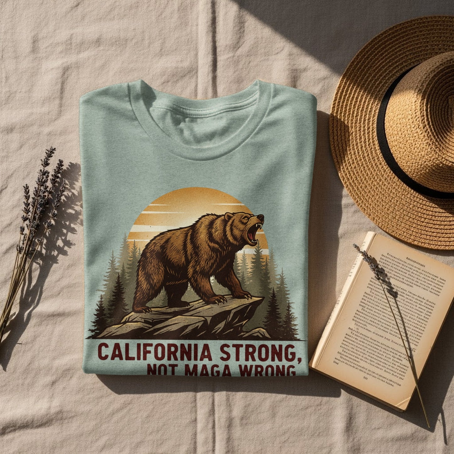 California Strong Not Maga Wrong Shirt product type