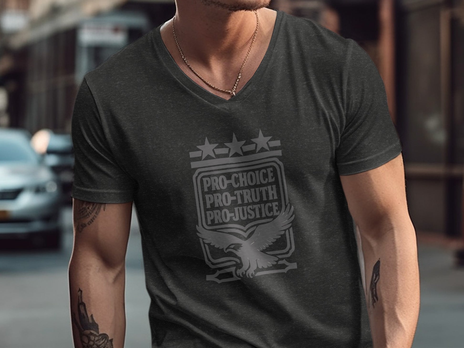 Pro-Choice Pro-Truth Pro-Justice Graphic T-Shirt product