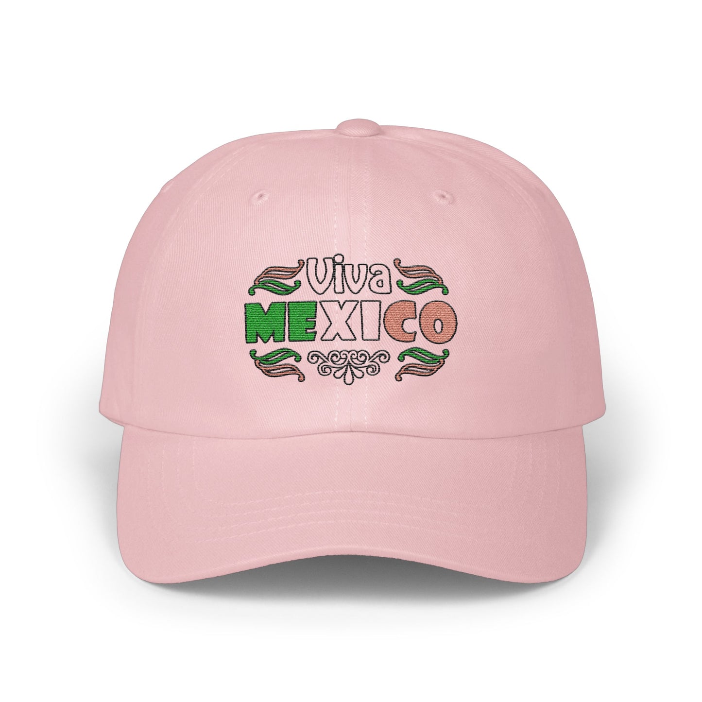 Viva Mexico Pink Embroidered Adjustable Cap product type