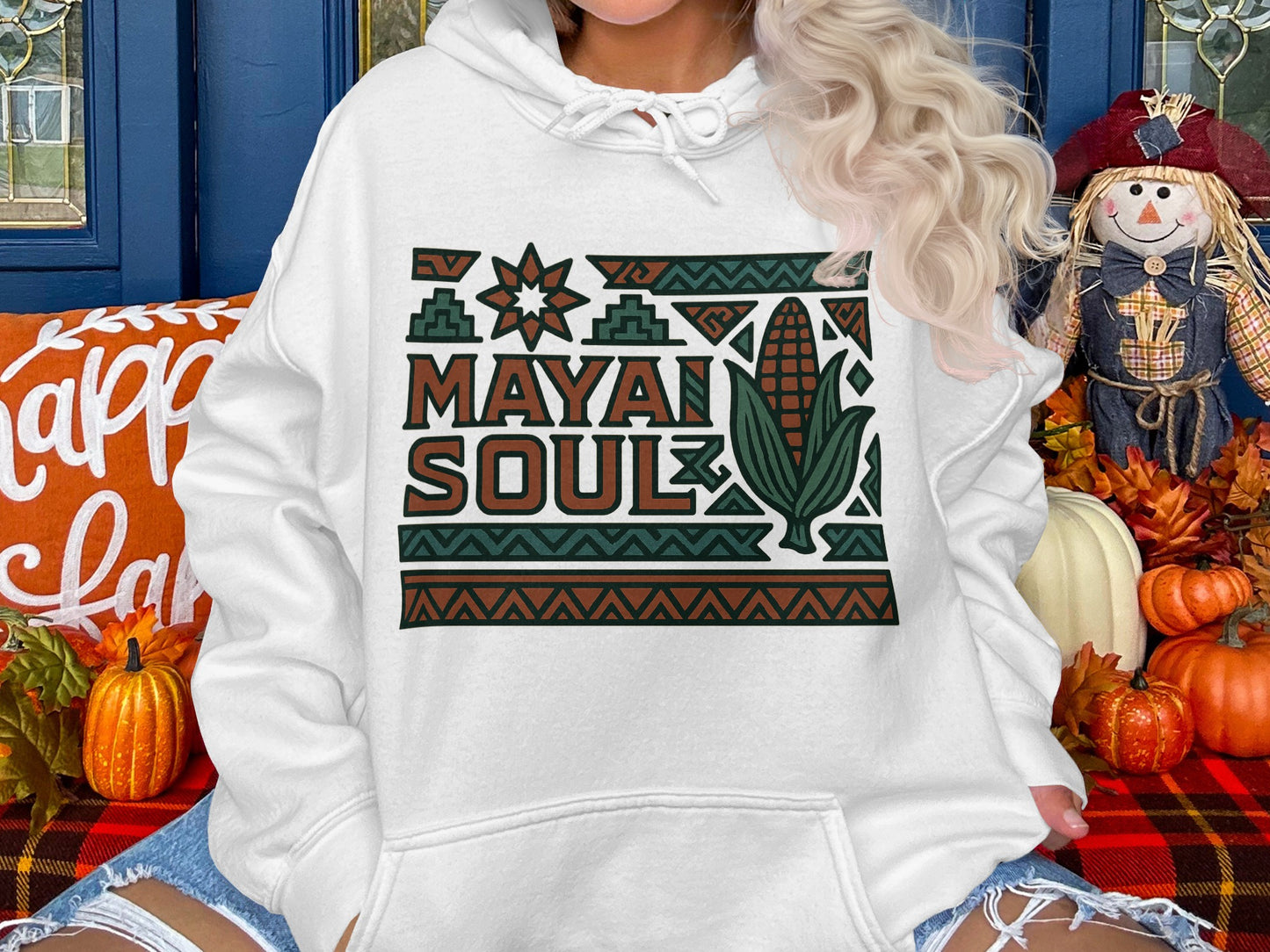 Mayan Soul Graphic Hoodie Sweatshirt Apparel Product