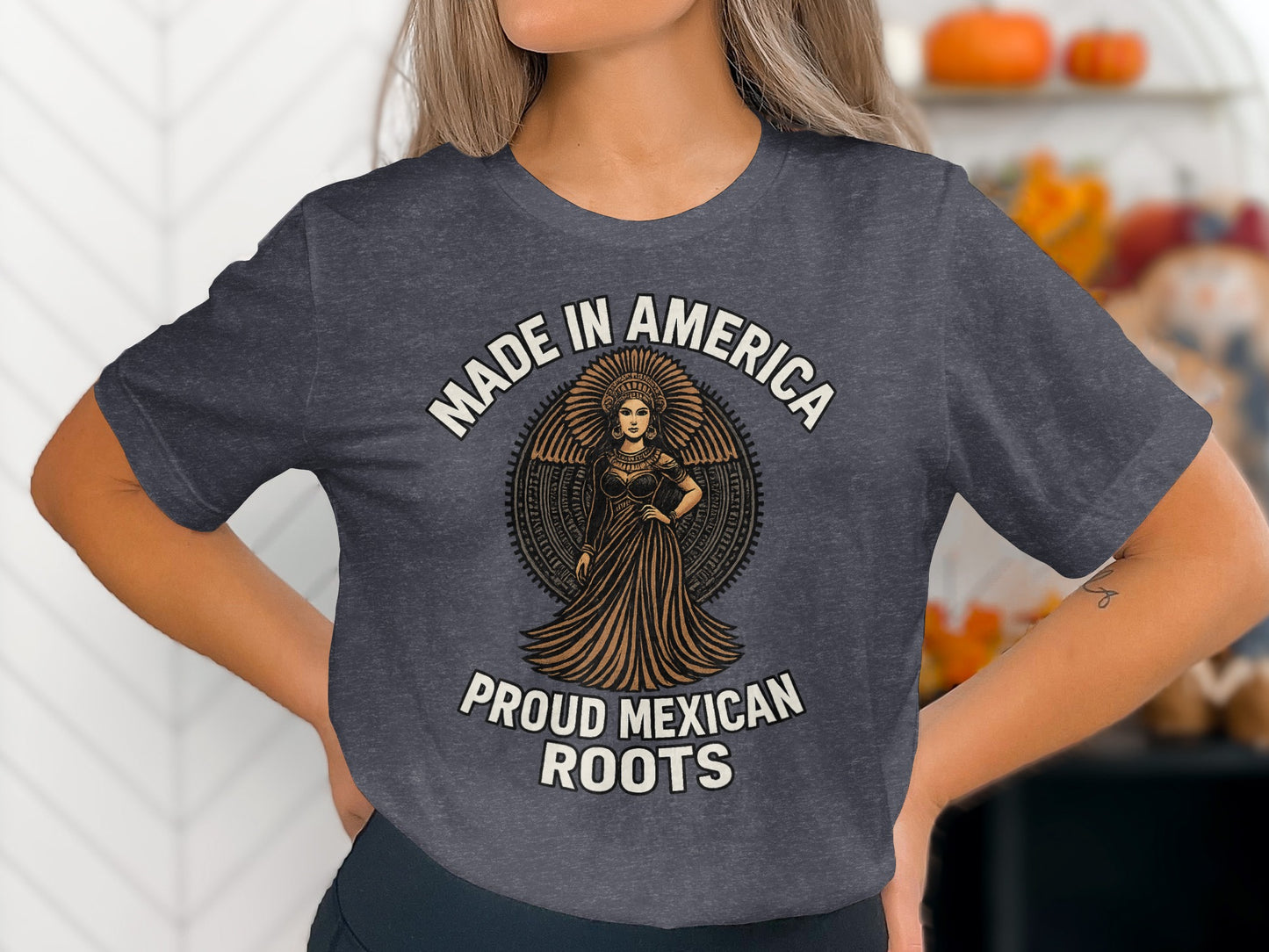 Made in America Proud Mexican Roots Graphic Shirt product