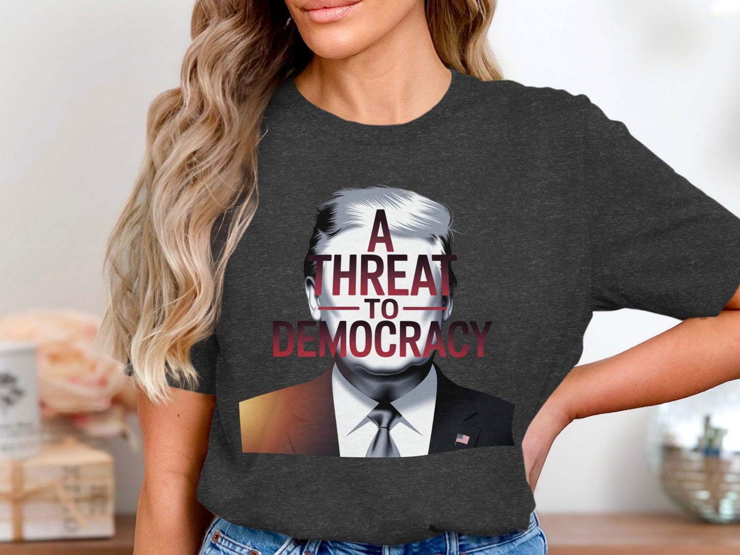 A Threat To Democracy Graphic T-Shirt product