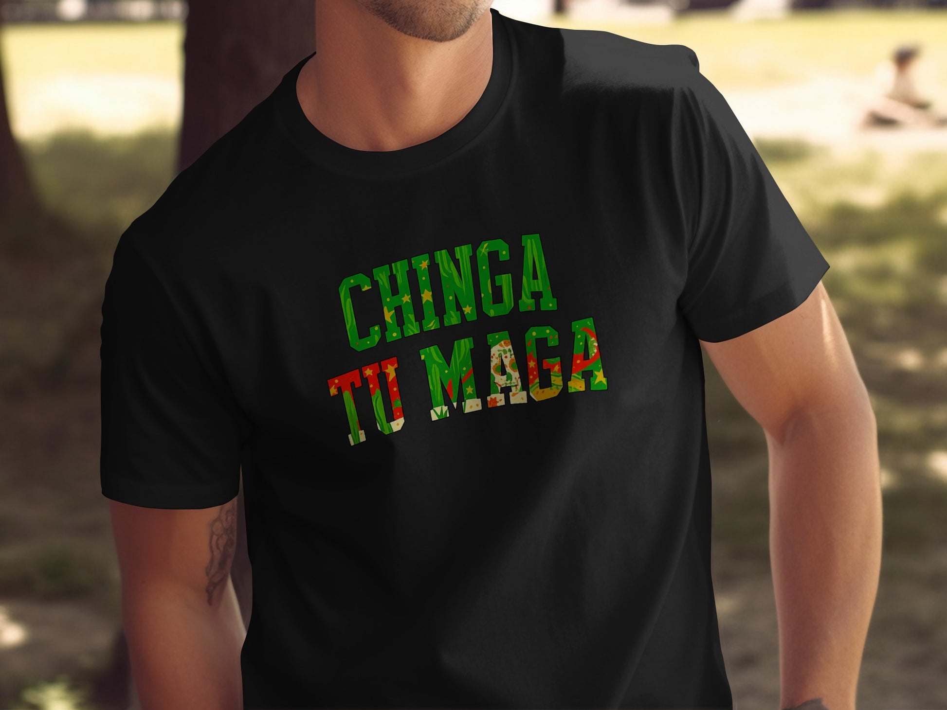 Chinga Tu Maga Bold Statement T-shirt product