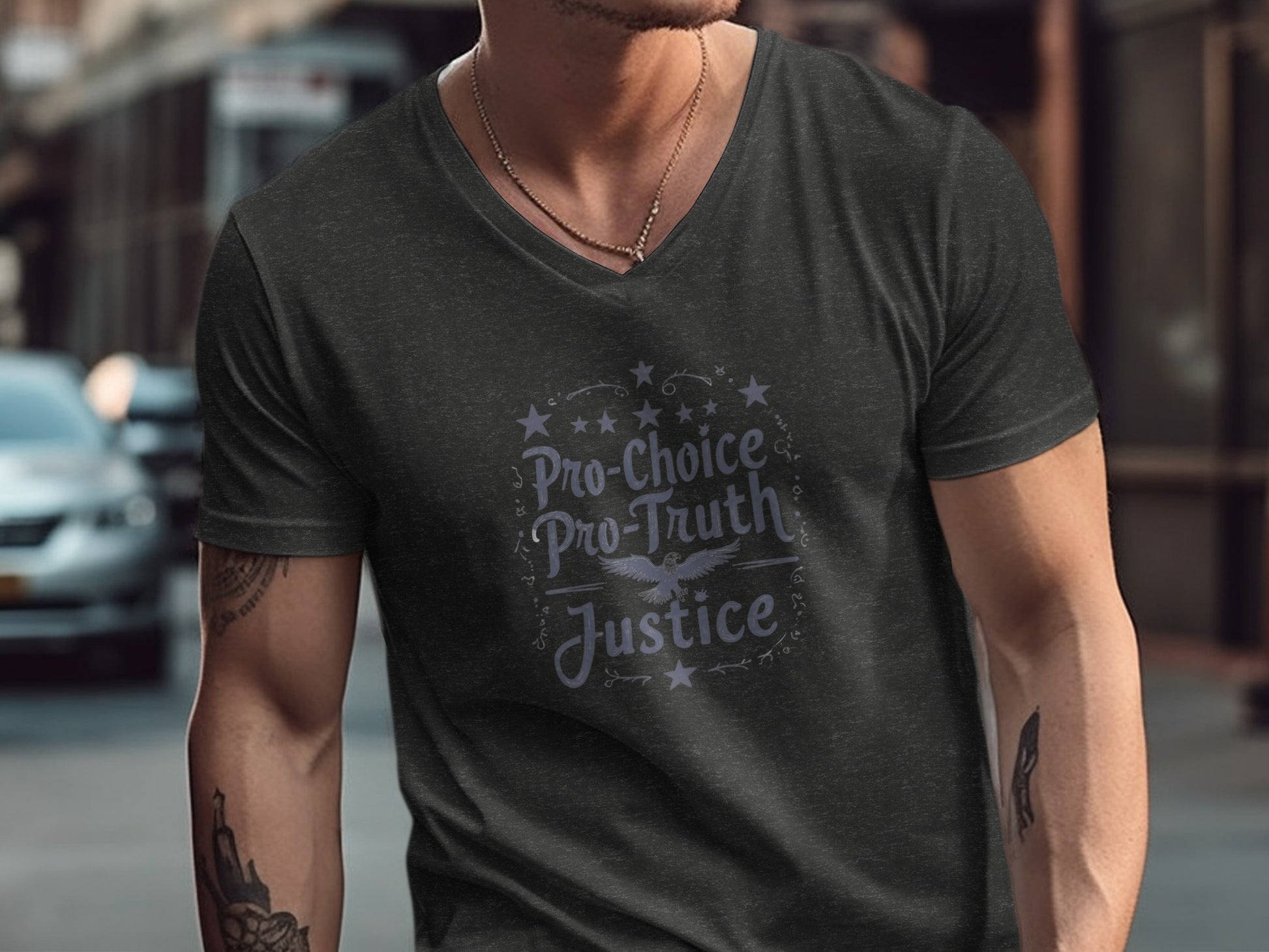 Pro-Choice Pro-Truth Justice Graphic T-Shirt product