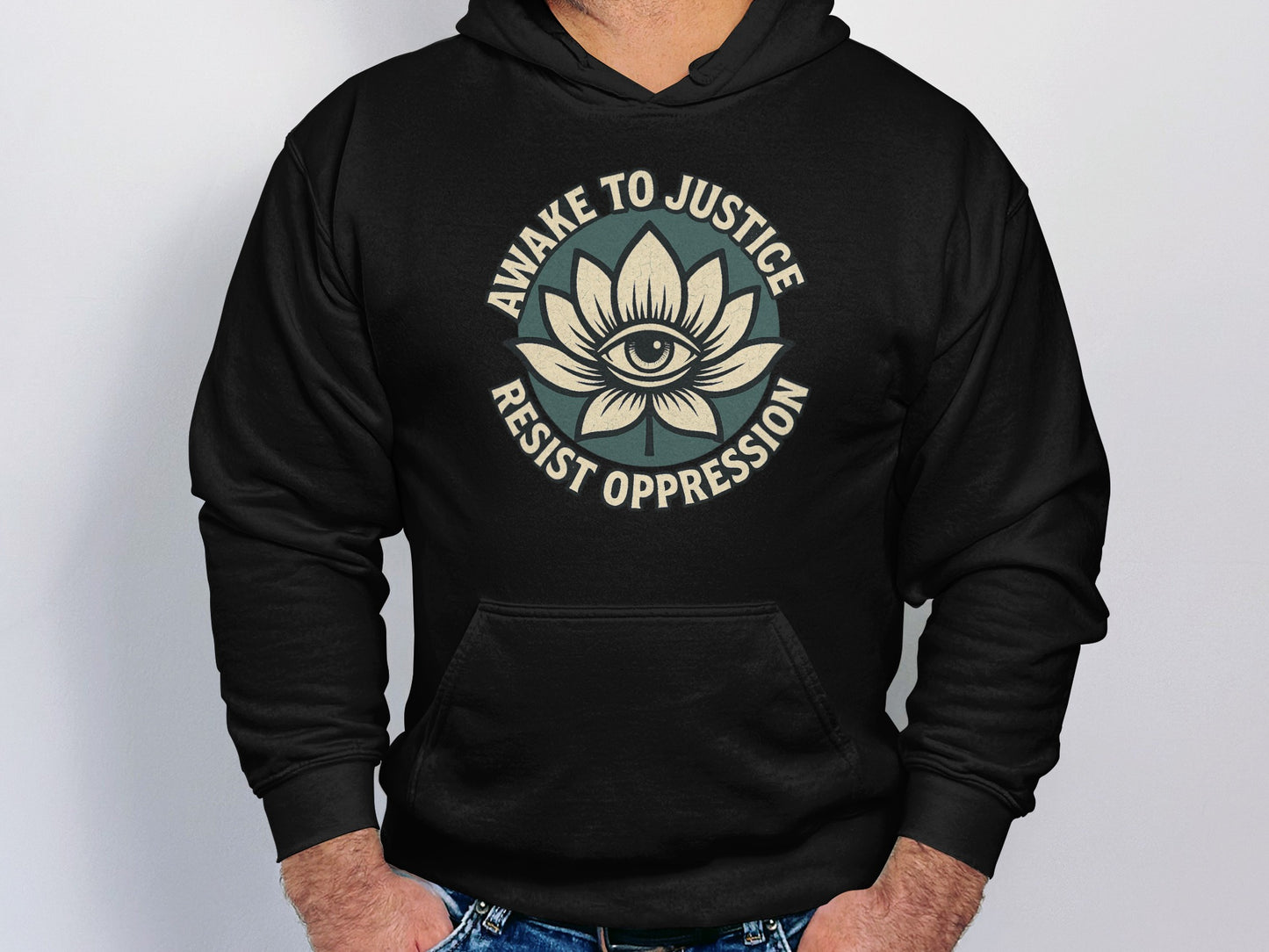Awake To Justice Resist Oppression Hoodie product type