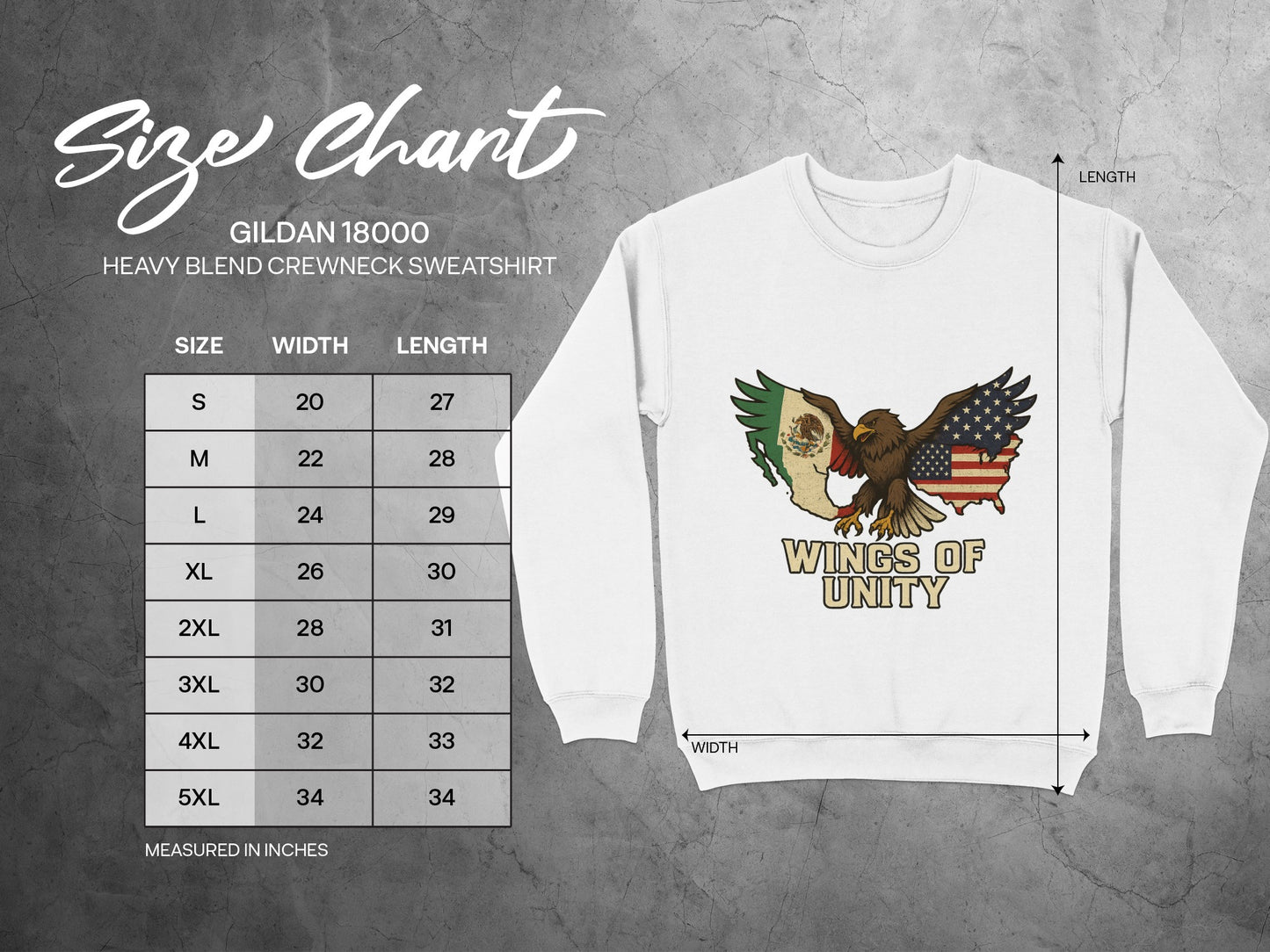 Wings of Unity Heavy Blend Crewneck Sweatshirt product