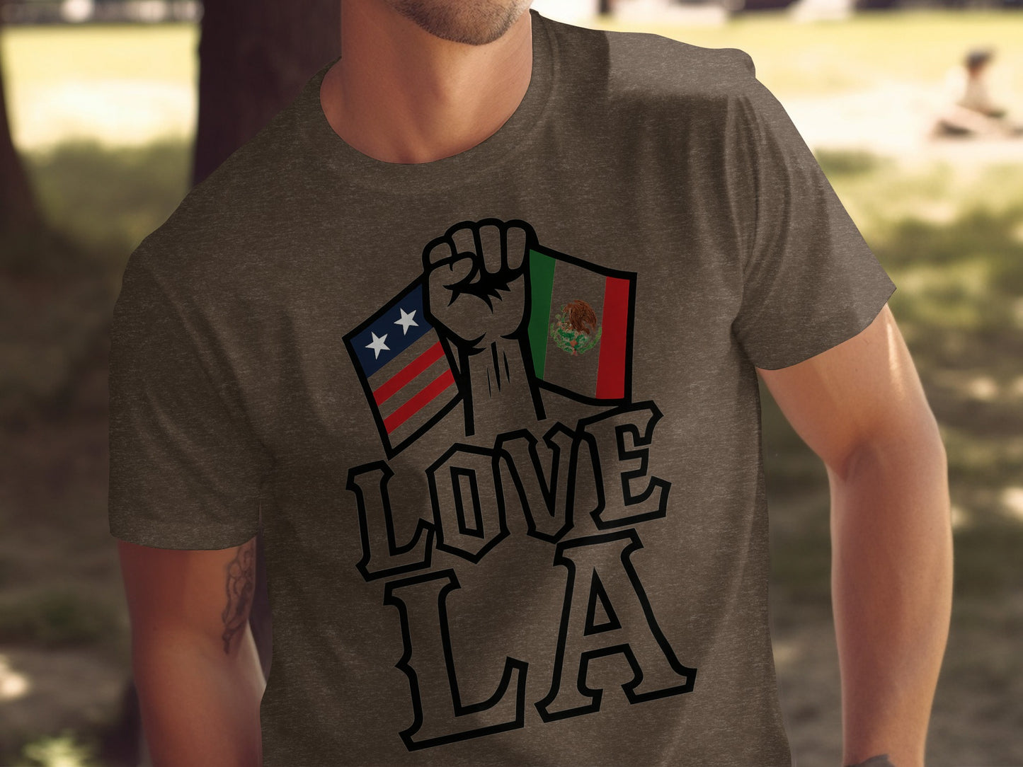 Love LA Patriotic Design T-shirt product