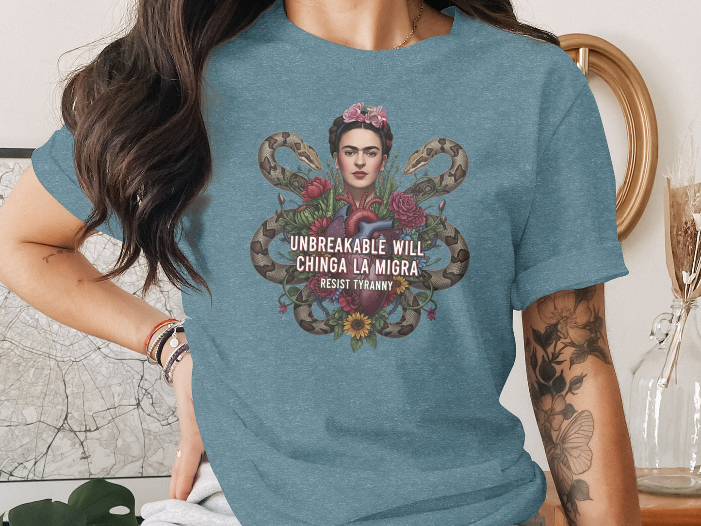 Unbreakable Will Chinga La Migra Resist Tyranny product type