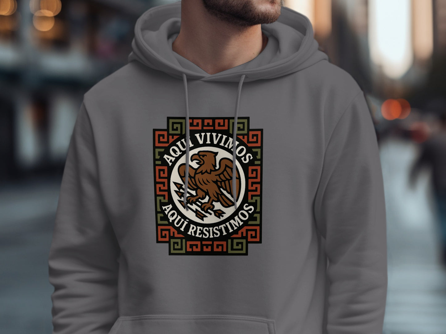 Aqui Vivimos Aqui Resistimos Hoodie product type