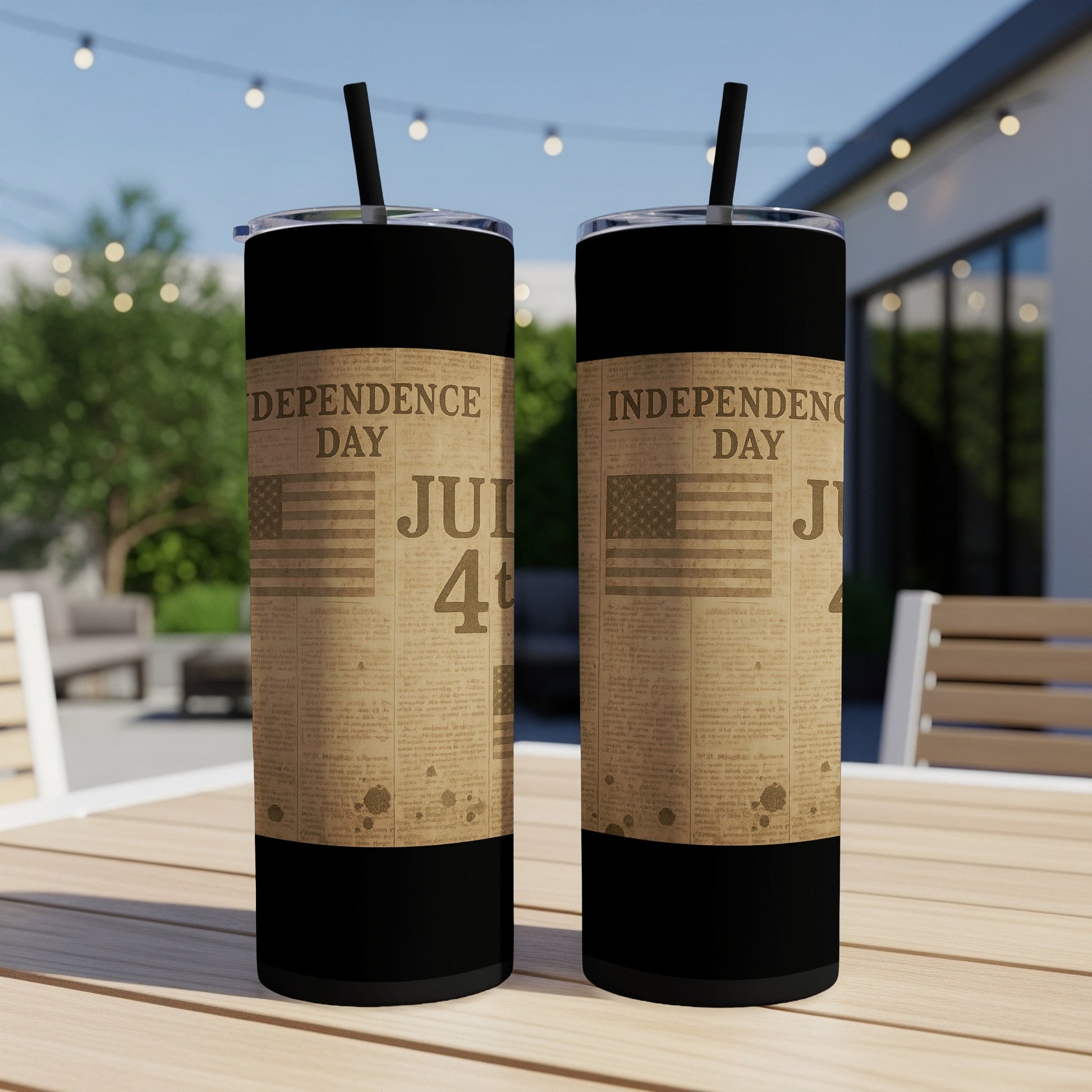 Independence Day July 4th Paper Design Drinkware product type