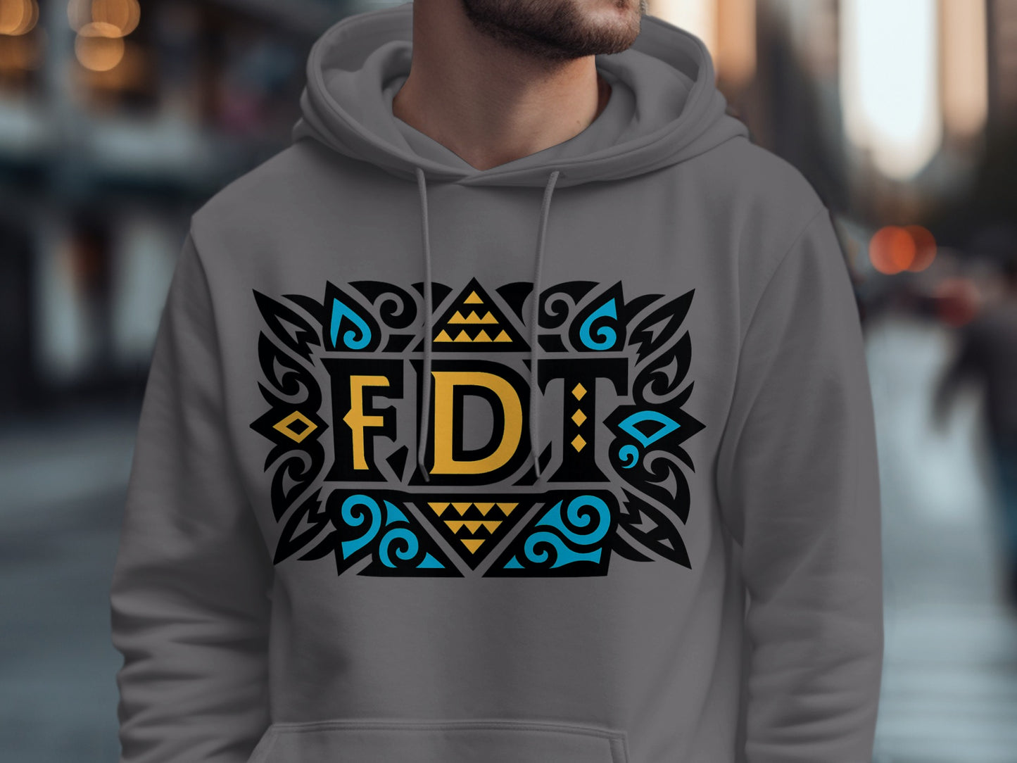 Geometric Pattern FDT Design Hoodie product type