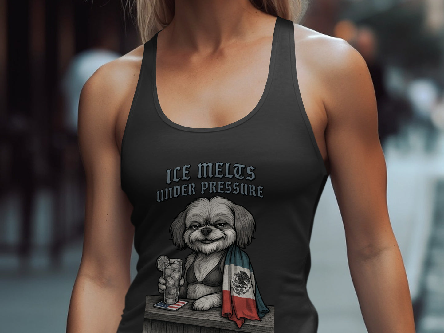 Ice Melts Under Pressure Graphic Tank product