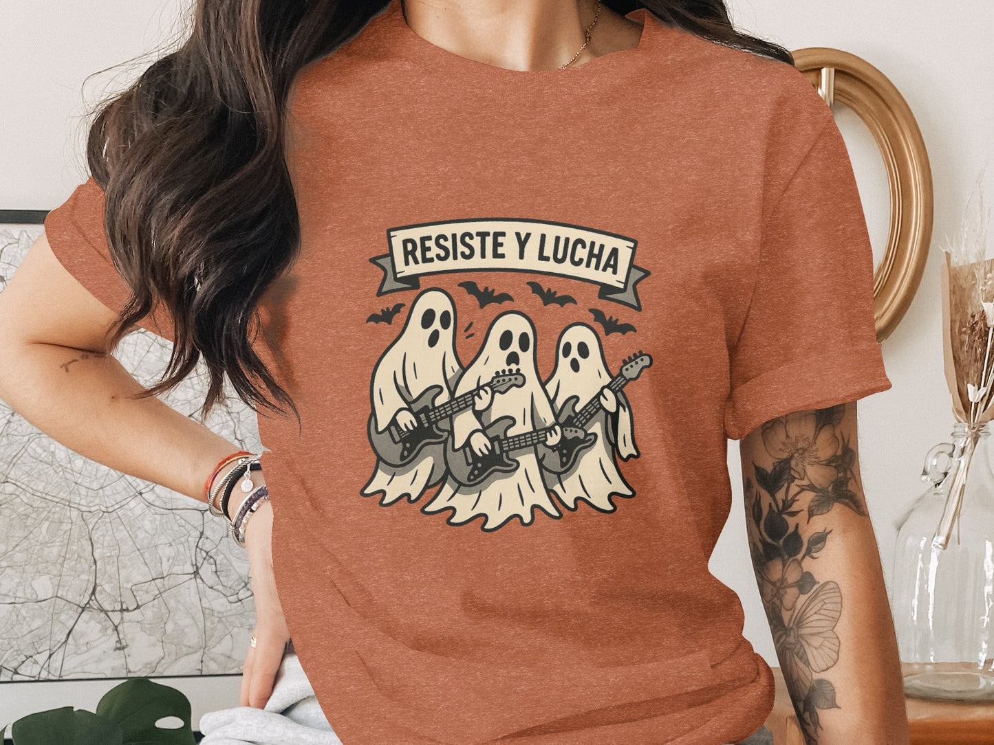 Resist and Struggle Ghost Band Graphic T-shirt product