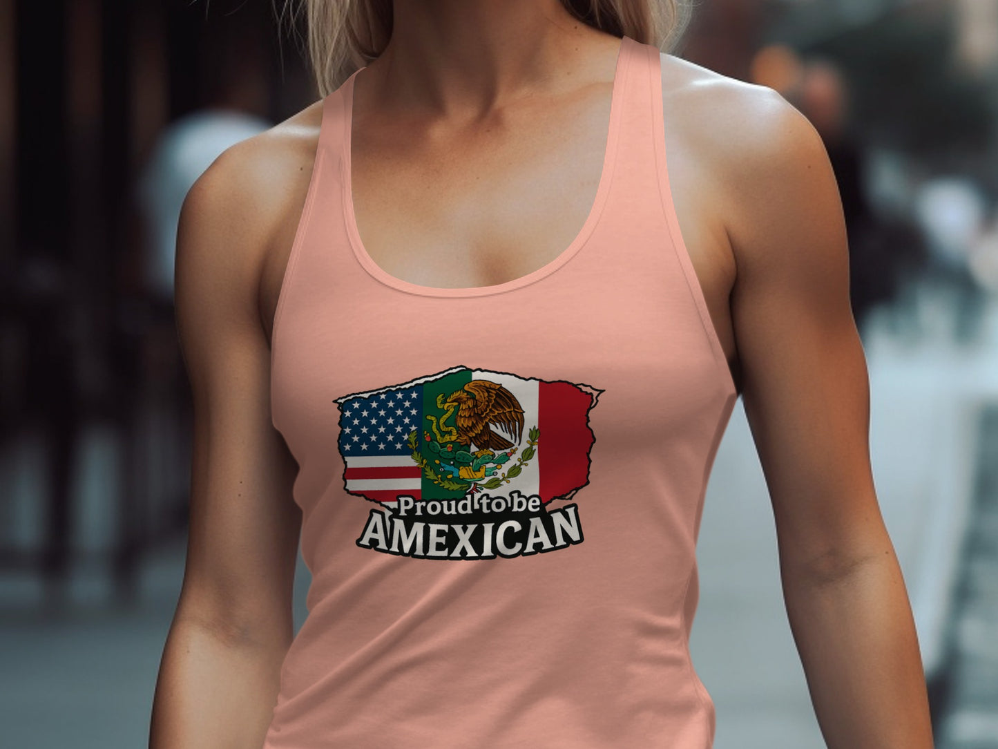 Proud to be AMEXICAN Design Tank Top product