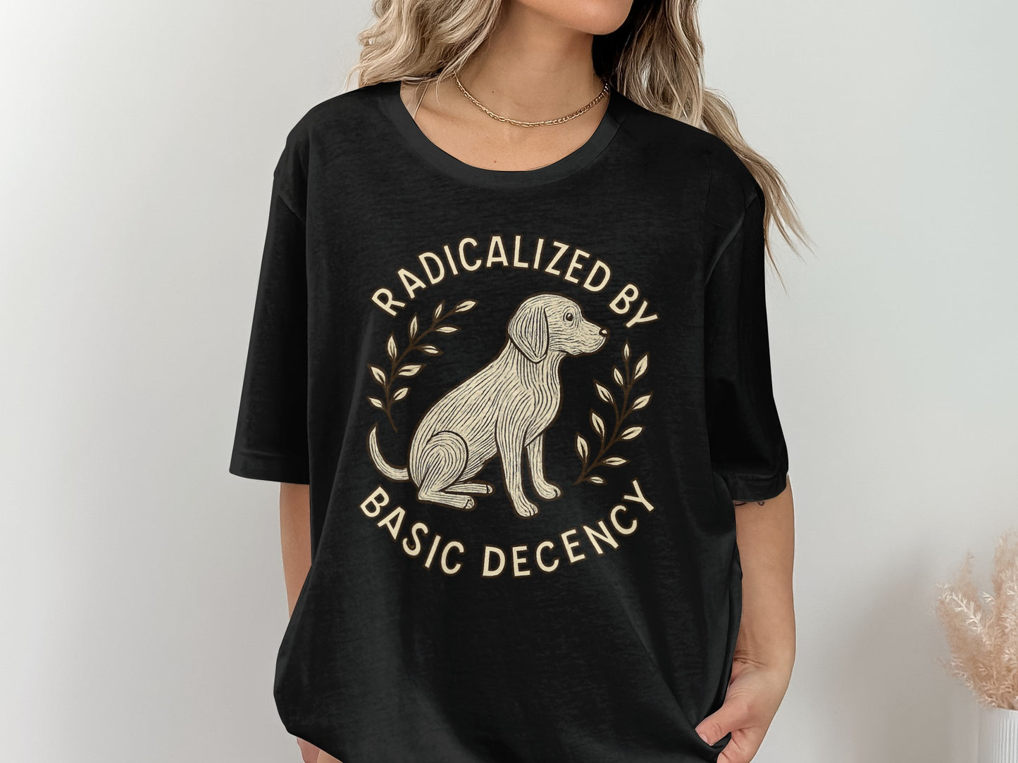 Radicalized By Basic Decency Graphic T-Shirt product