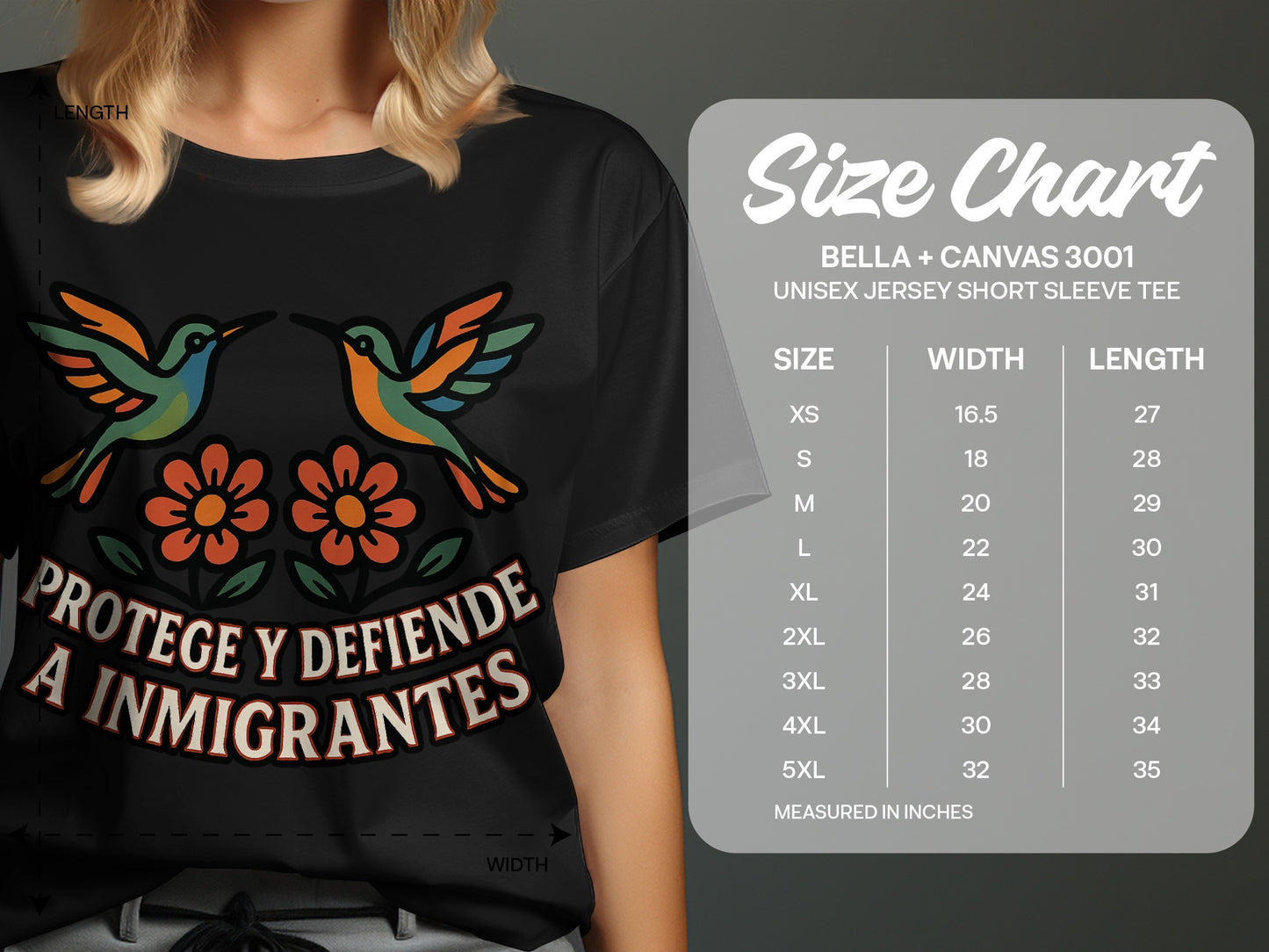 Protege y Defiende A Inmigrantes Shirt product