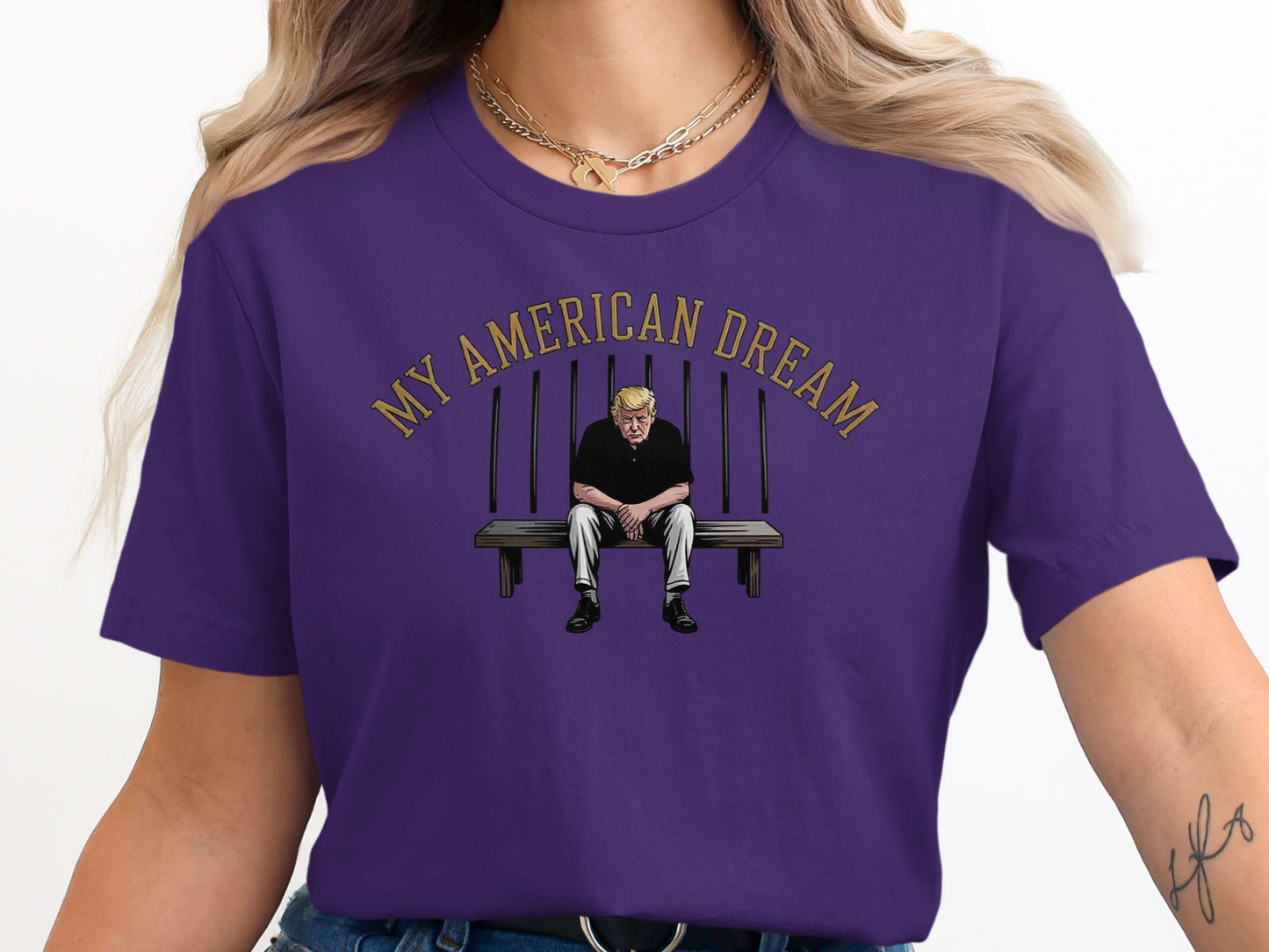 My American Dream Bench Print T-Shirt product