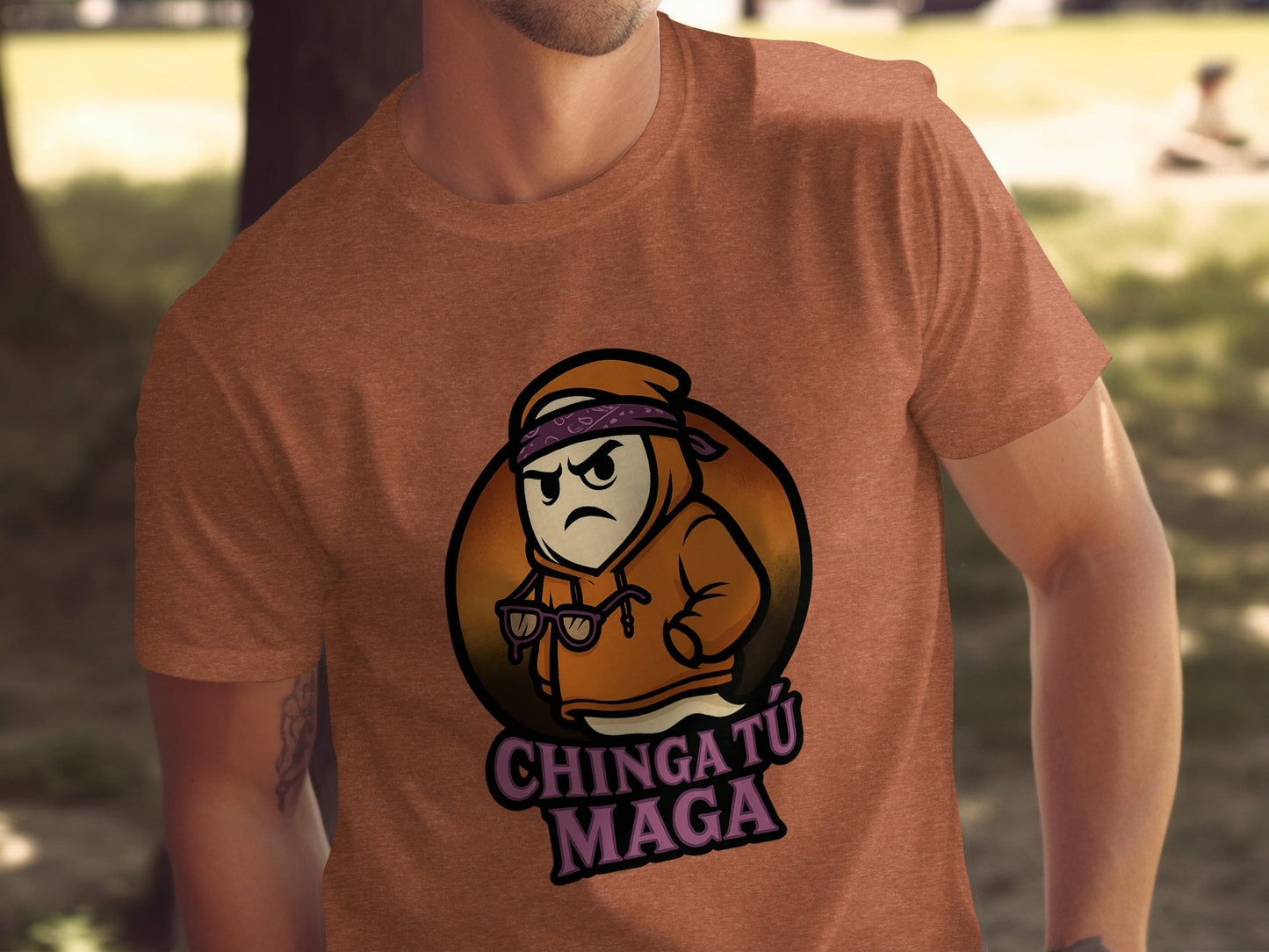Chinga Tu Maga Graphic Humorous Tee Shirt product