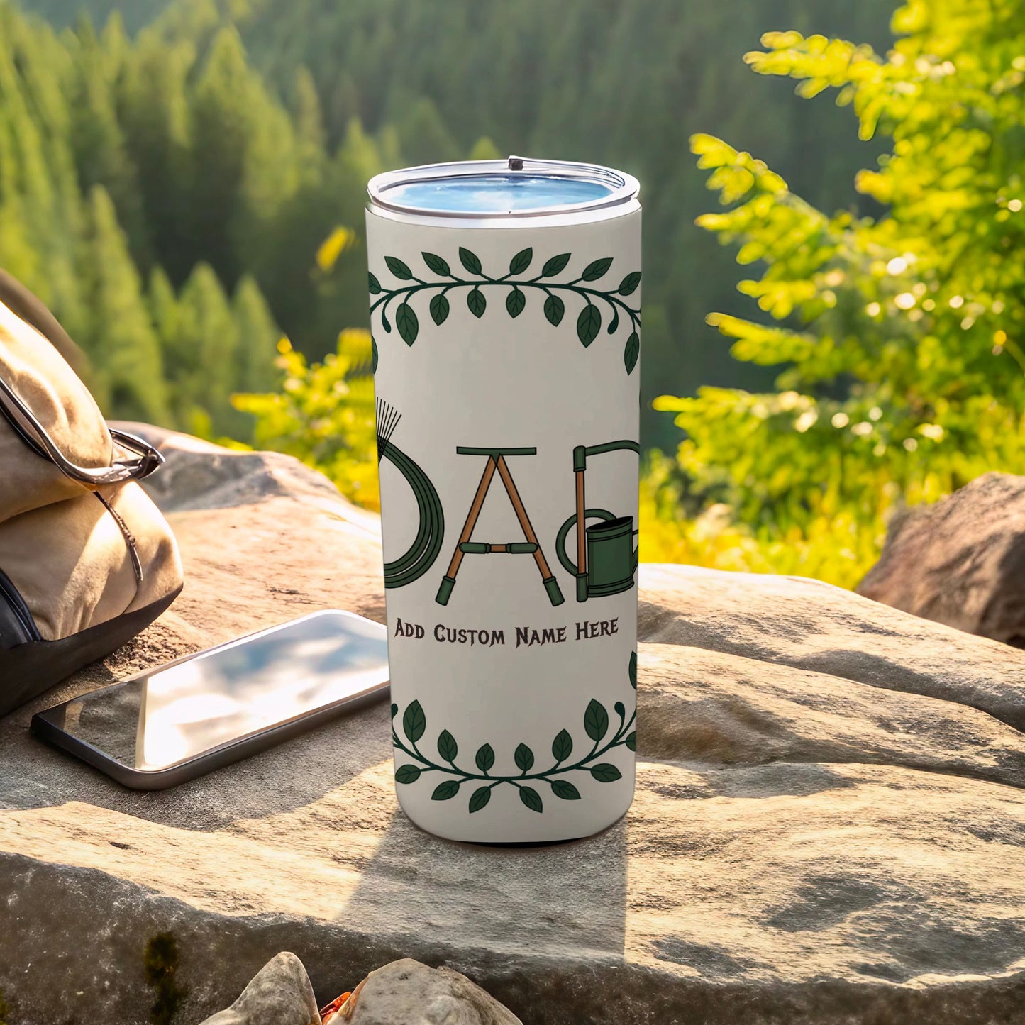 Personalized Dad Travel Tumbler for Outdoors Product