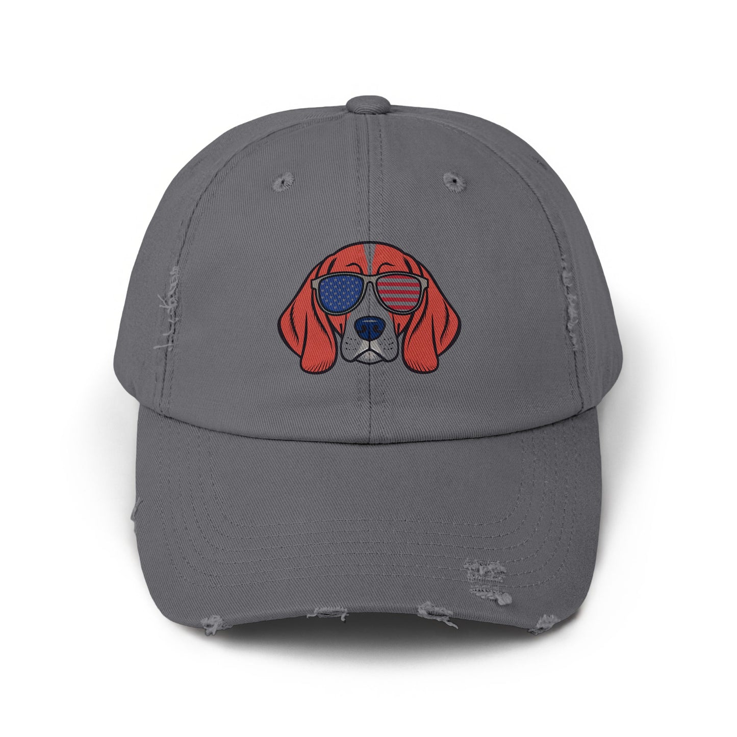 Patriotic Dog With Sunglasses Graphic Cap product