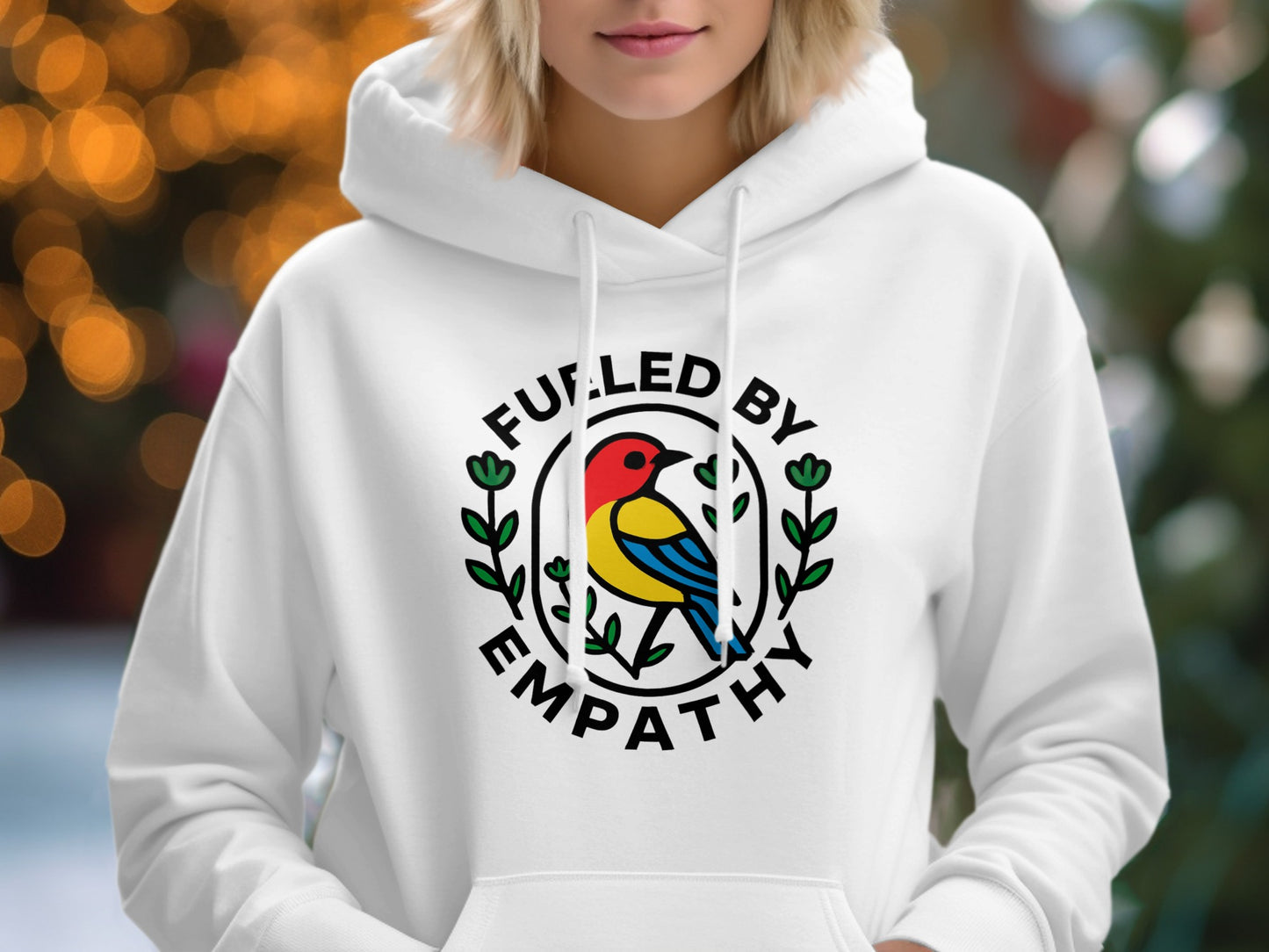 Fueled by Empathy Colorful Bird Hoodie product