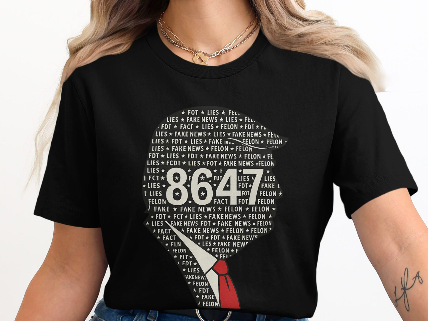 Bold Statement Graphic Print Short Sleeve T-Shirt product