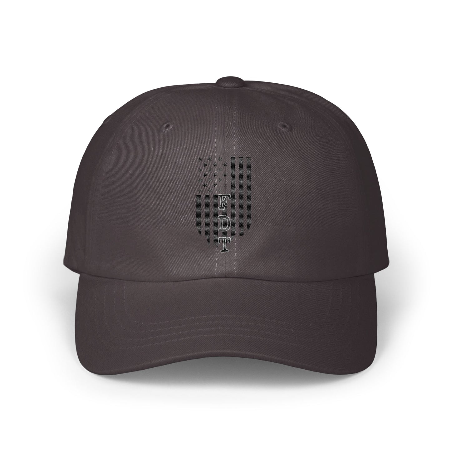 Black Cap with Embroidered Flag Design Hat Product Type