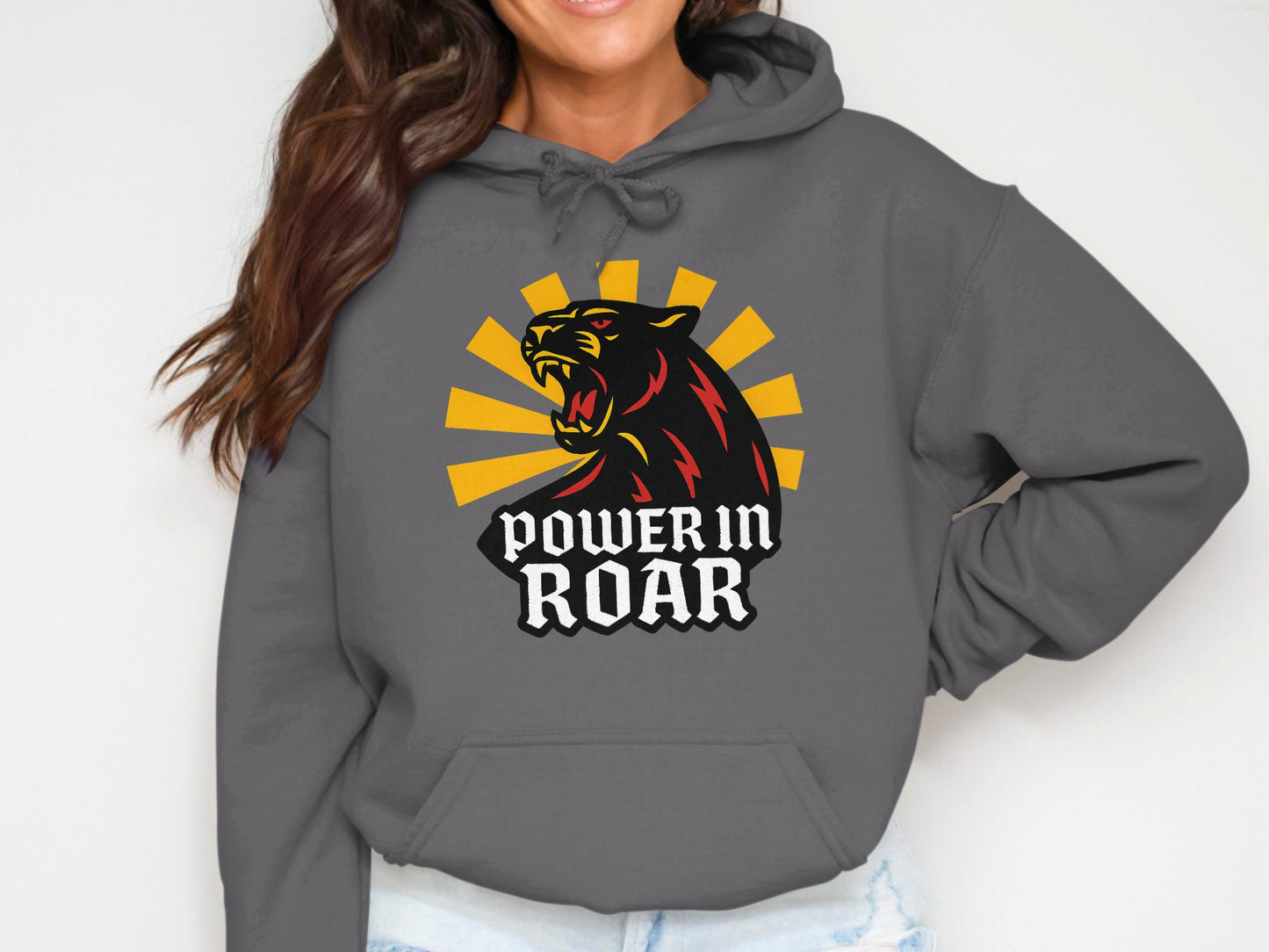 Power in Roar Unique Graphic Hoodie product type