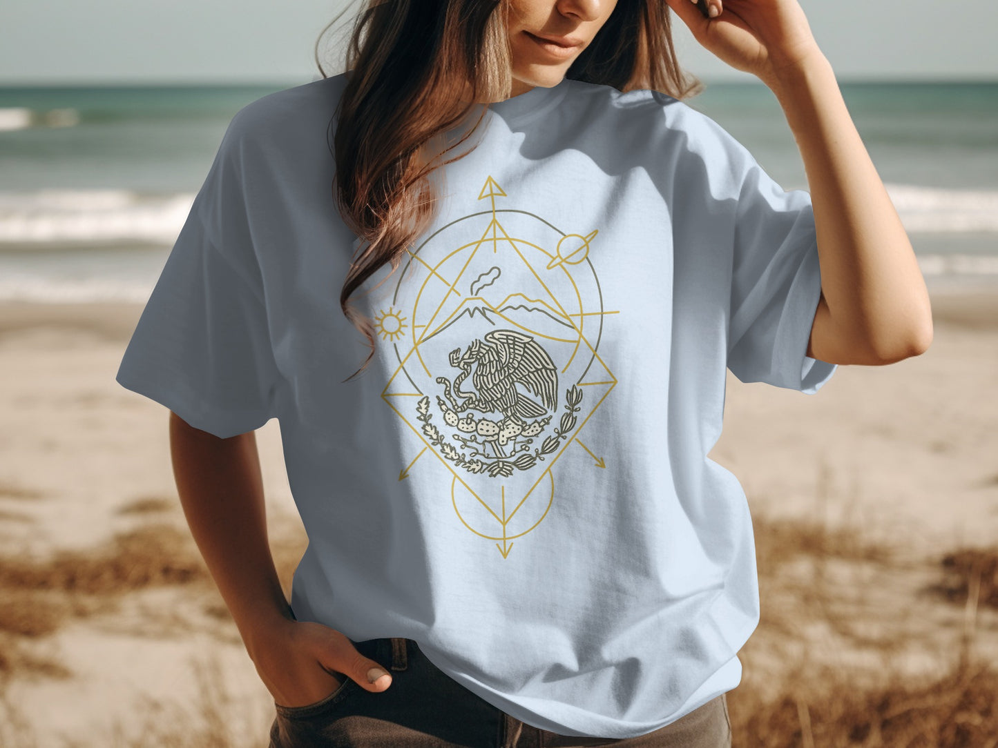 Mexican Inspired Graphic Design T-shirt product