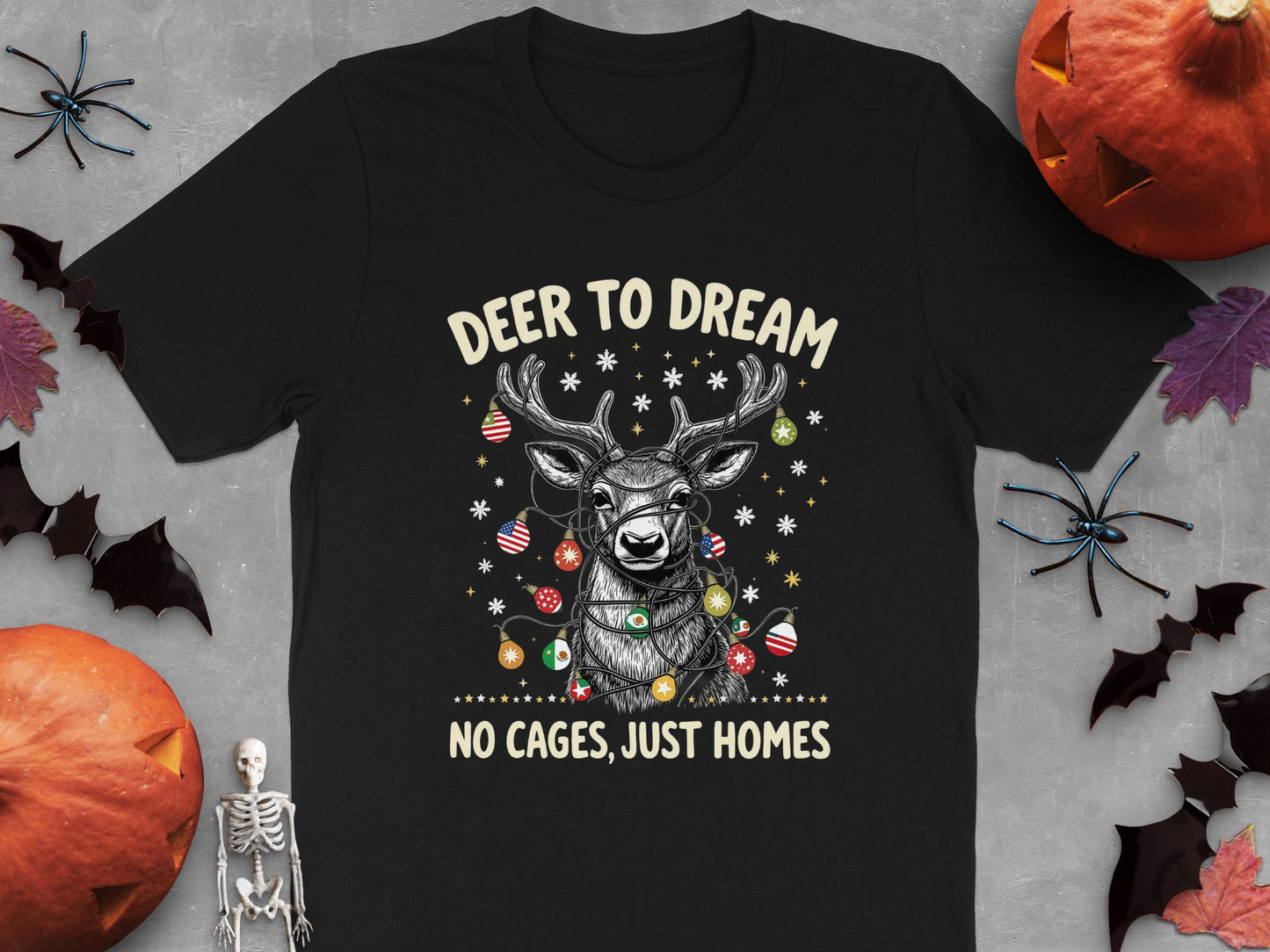 Deer To Dream No Cages Just Homes T-shirt product type