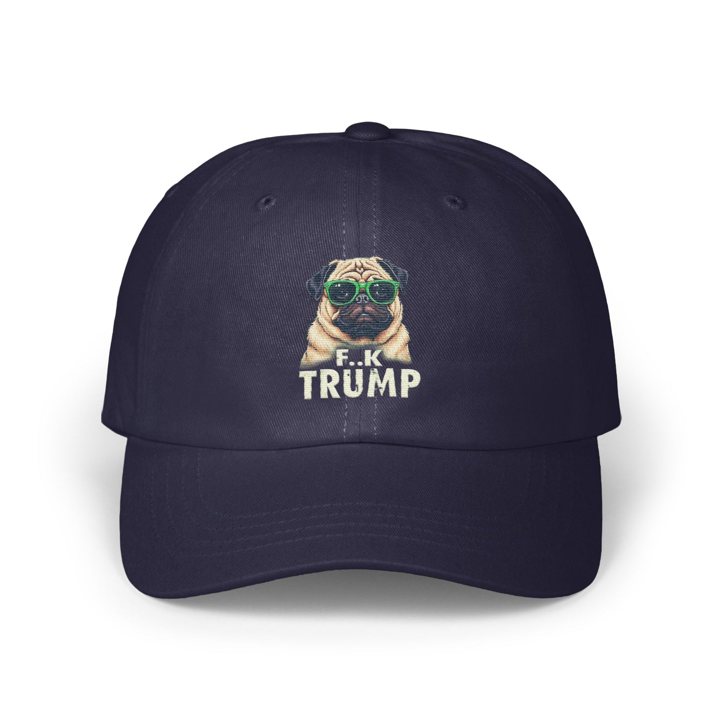 Funny Pug F K Trump Hat Unique Fashionable Cap product