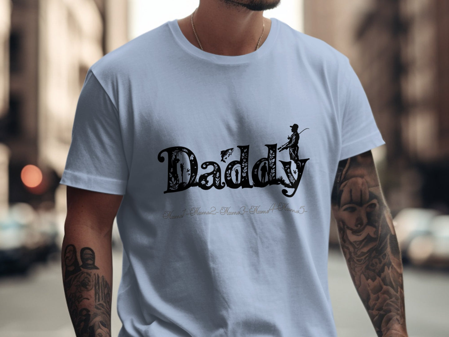 Daddy Graphic Statement Casual Wear Trendy Product Type