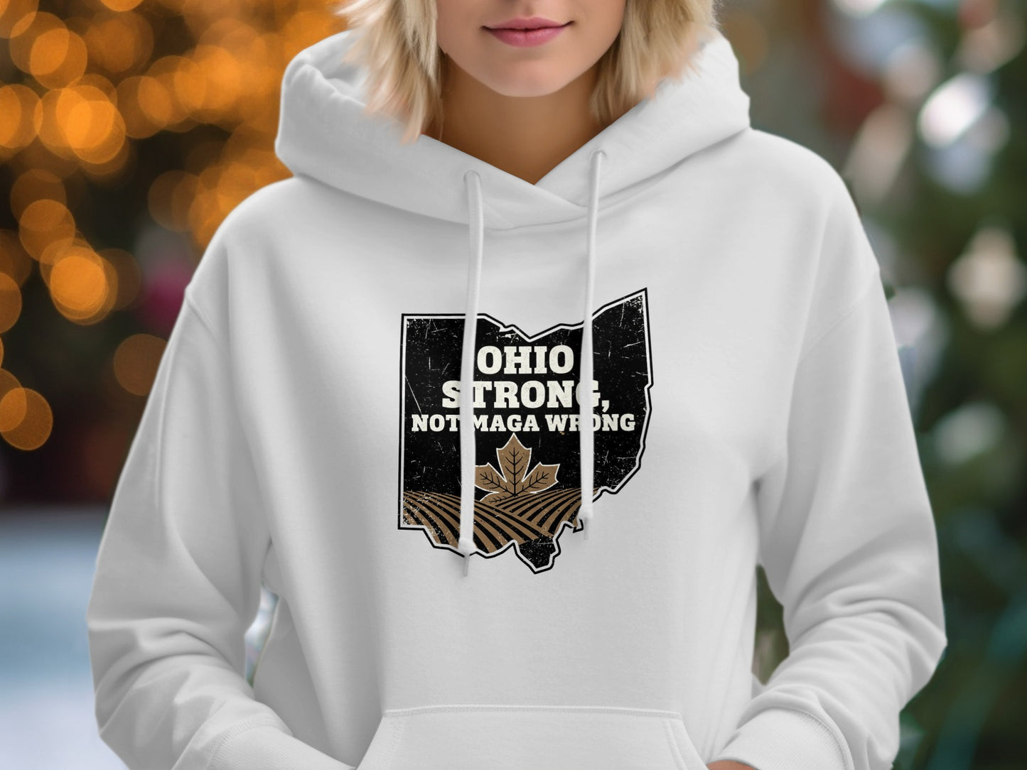 Ohio Strong Not Maga Wrong Hoodie product