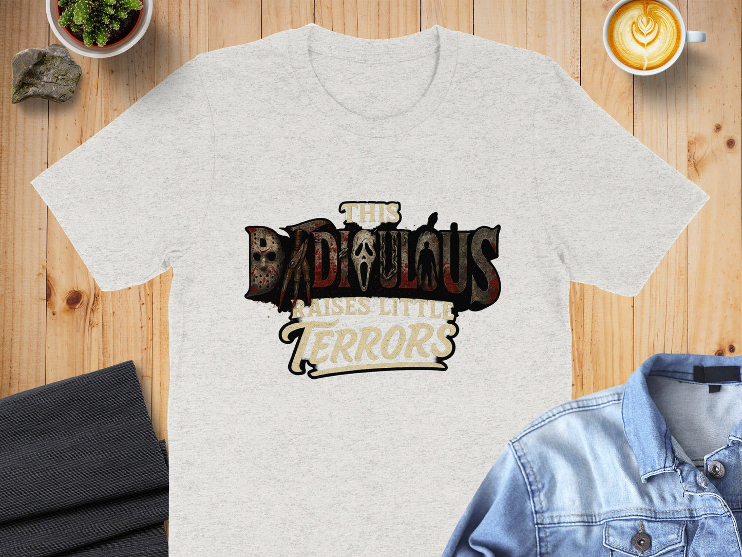 This Dad Mom Raises Little Terrors Graphic Product