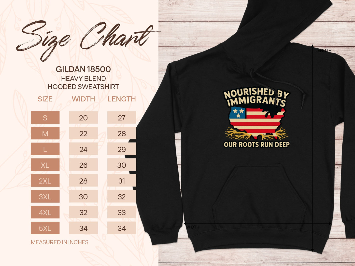 Nourished by Immigrants Our Roots Run Deep sweatshirt