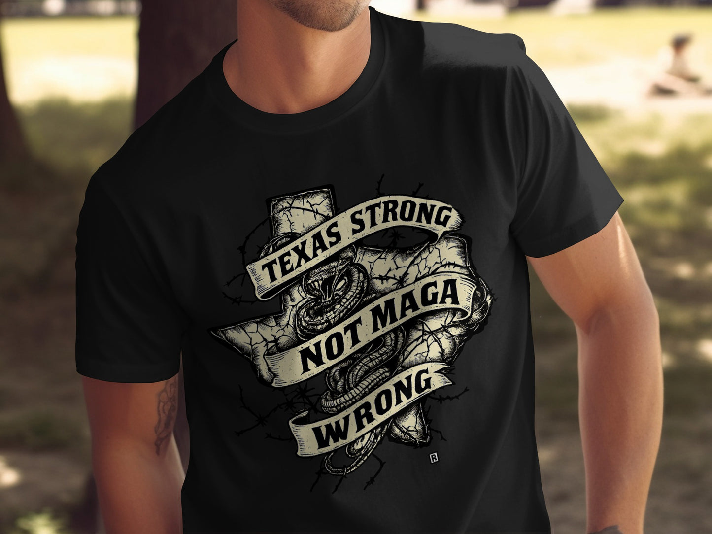 Texas Strong Not Maga Wrong T-shirt product