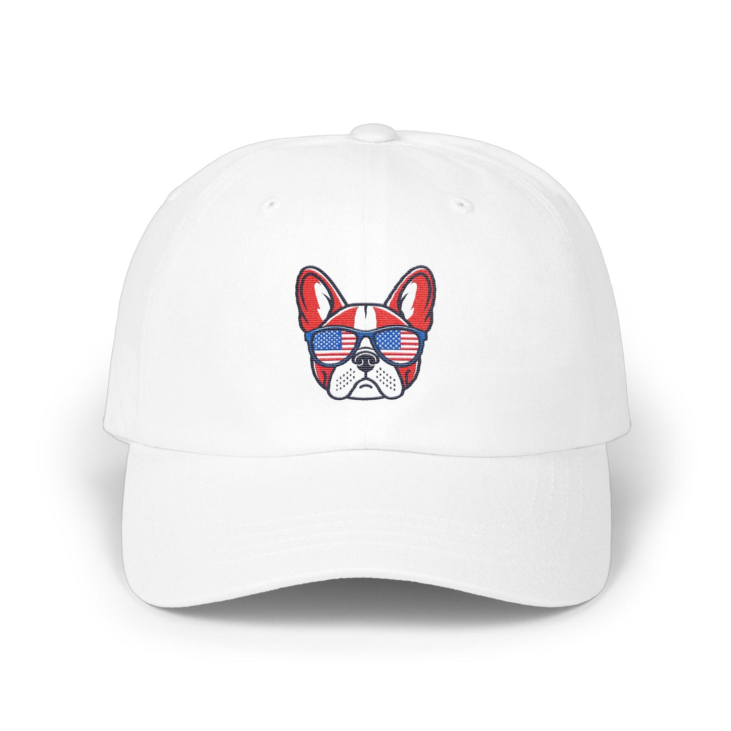 Patriotic French Bulldog Design Baseball Cap product type