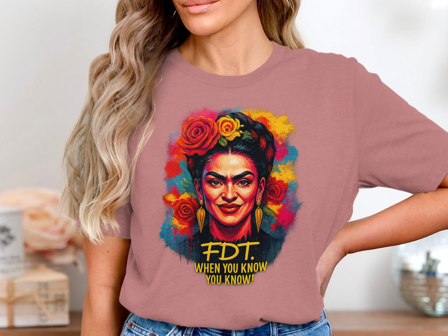 Colorful Artistic FDT When You Know You Know T-shirt Product