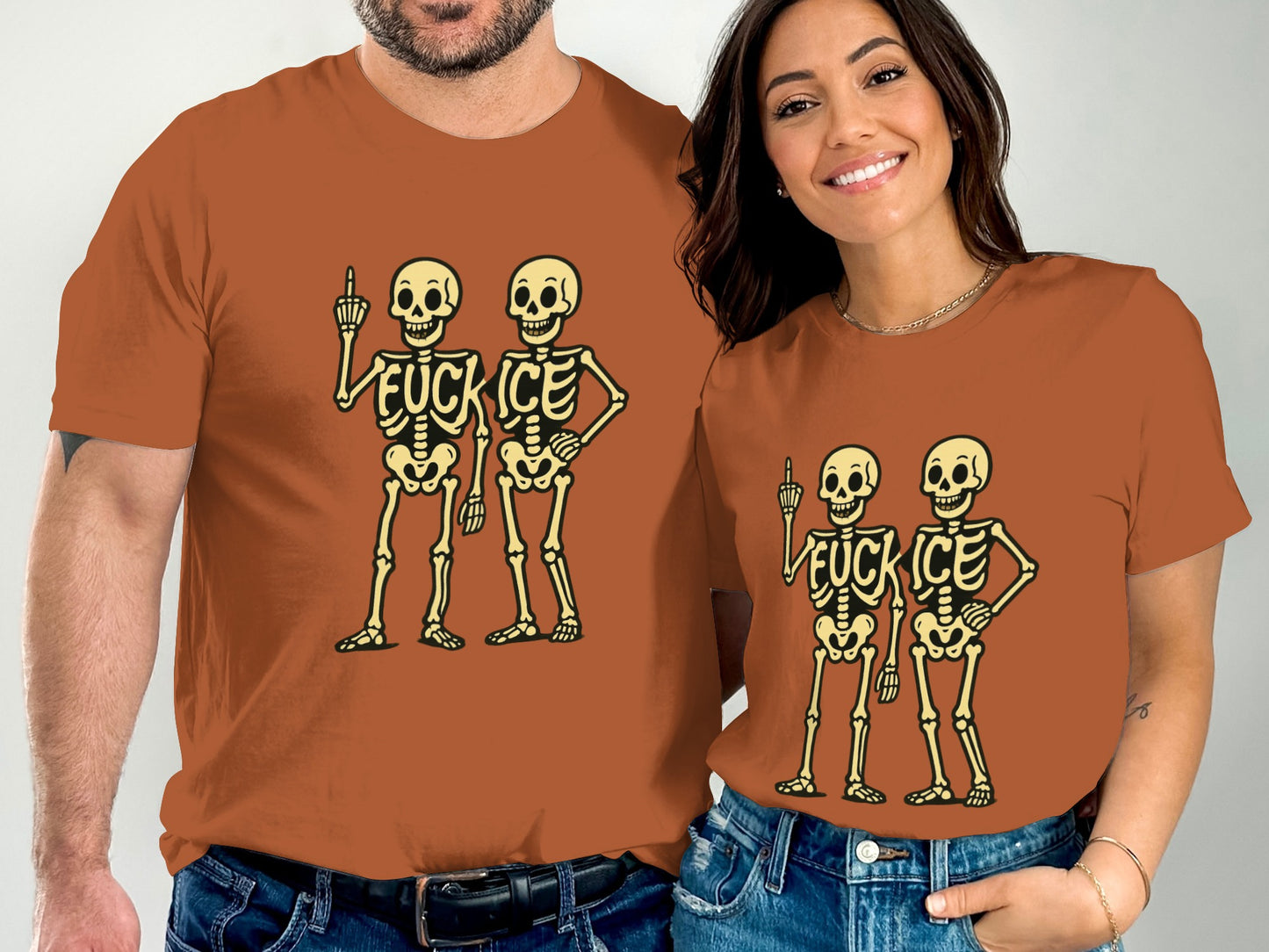 Skeleton Graphic Explicit Statement Shirt product type