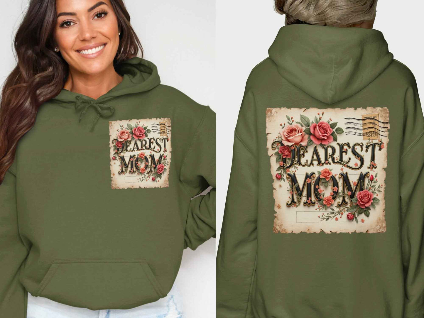 Mom Shirts: Dearest Mom Gifted V-Neck T-shirt Hoodies