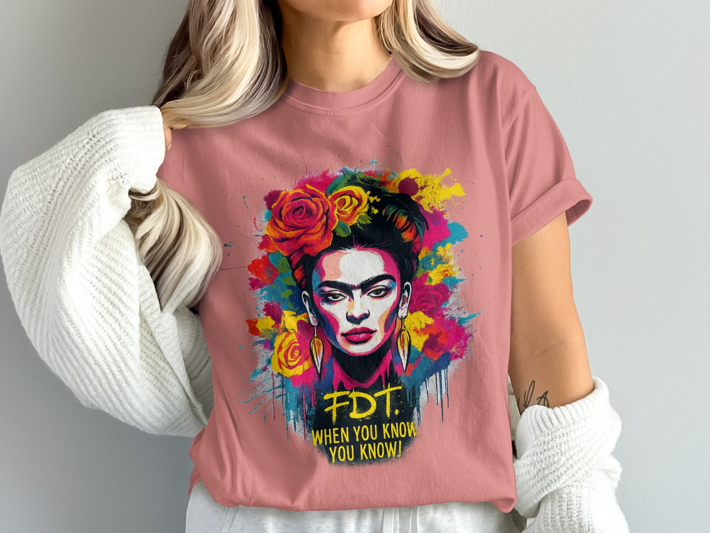 Colorful FDT When You Know You Know Graphic T-Shirt product