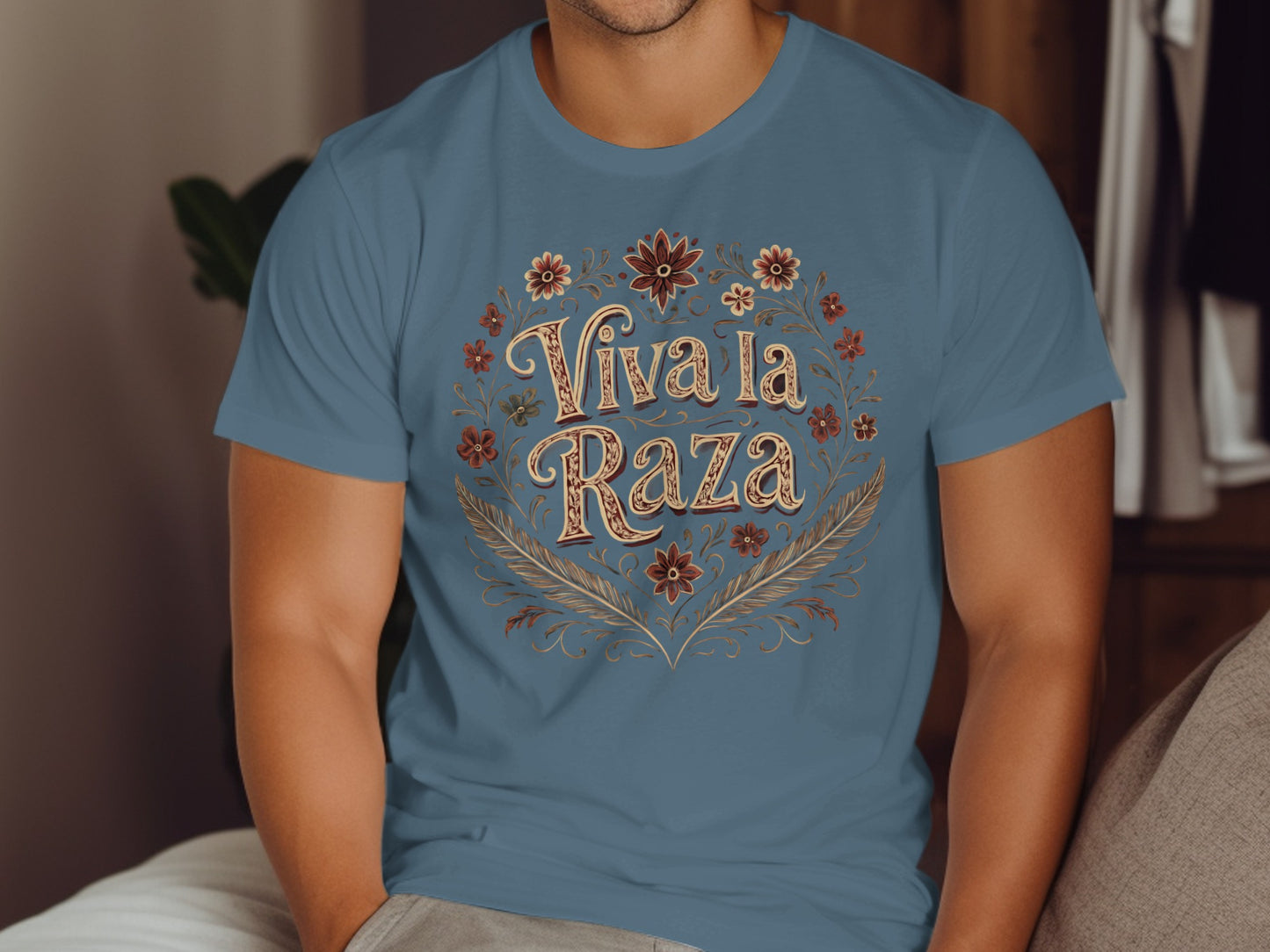 Viva la Raza Artistic Graphic T-Shirt product type