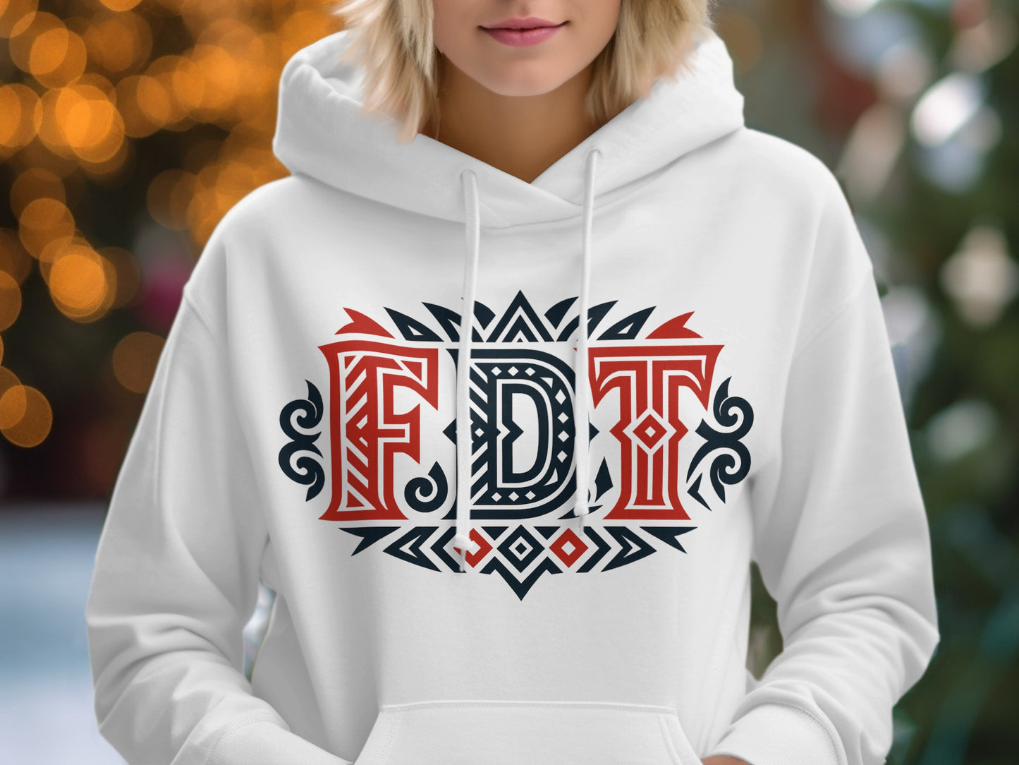 Vibrant Geometric FDT Design Hoodie product type